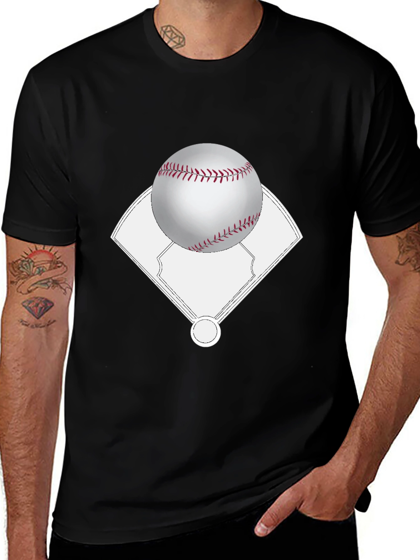 Baseball T-Shirt - Pitchers Mound Design