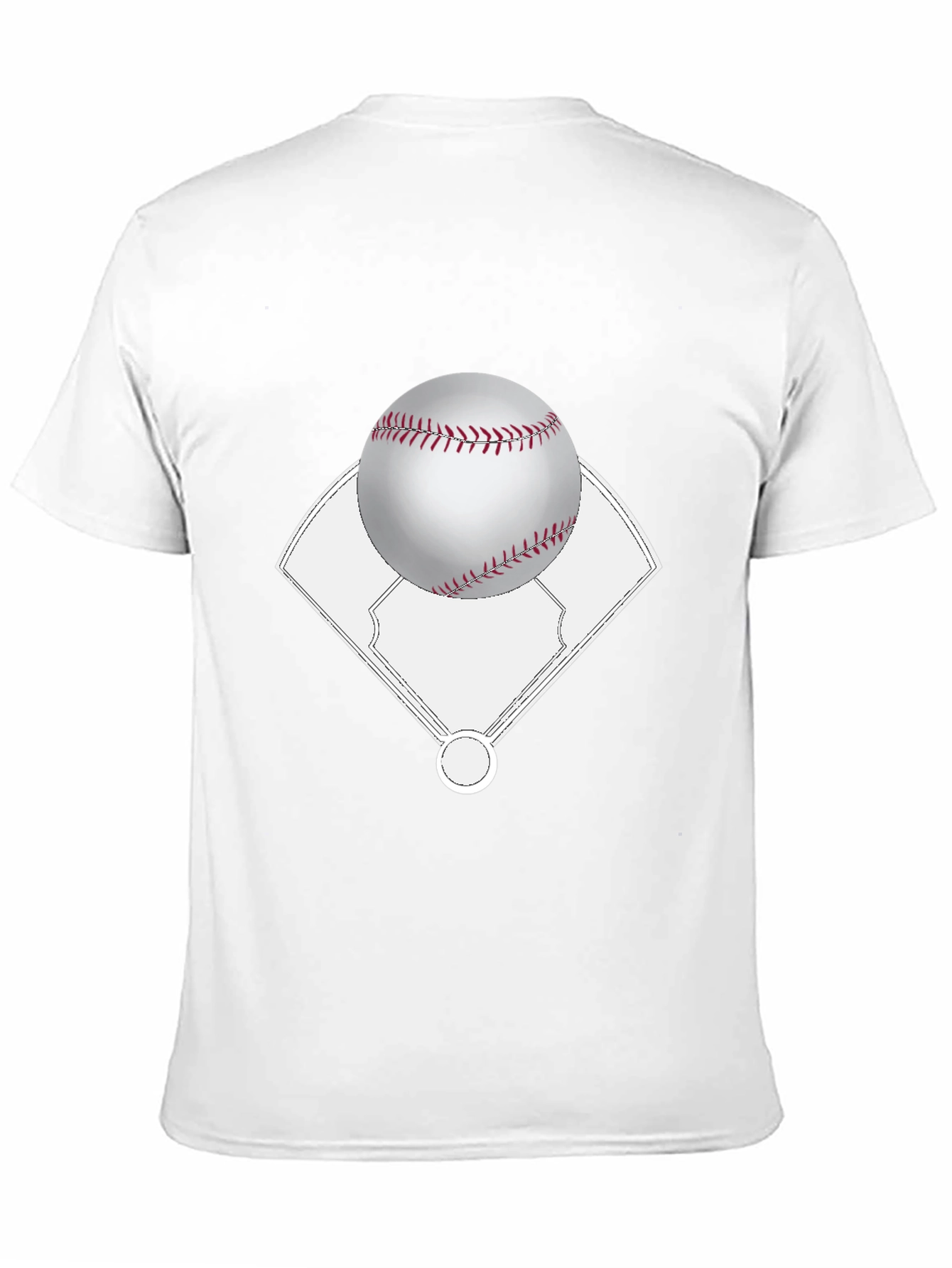 Baseball T-Shirt - Pitchers Mound Design