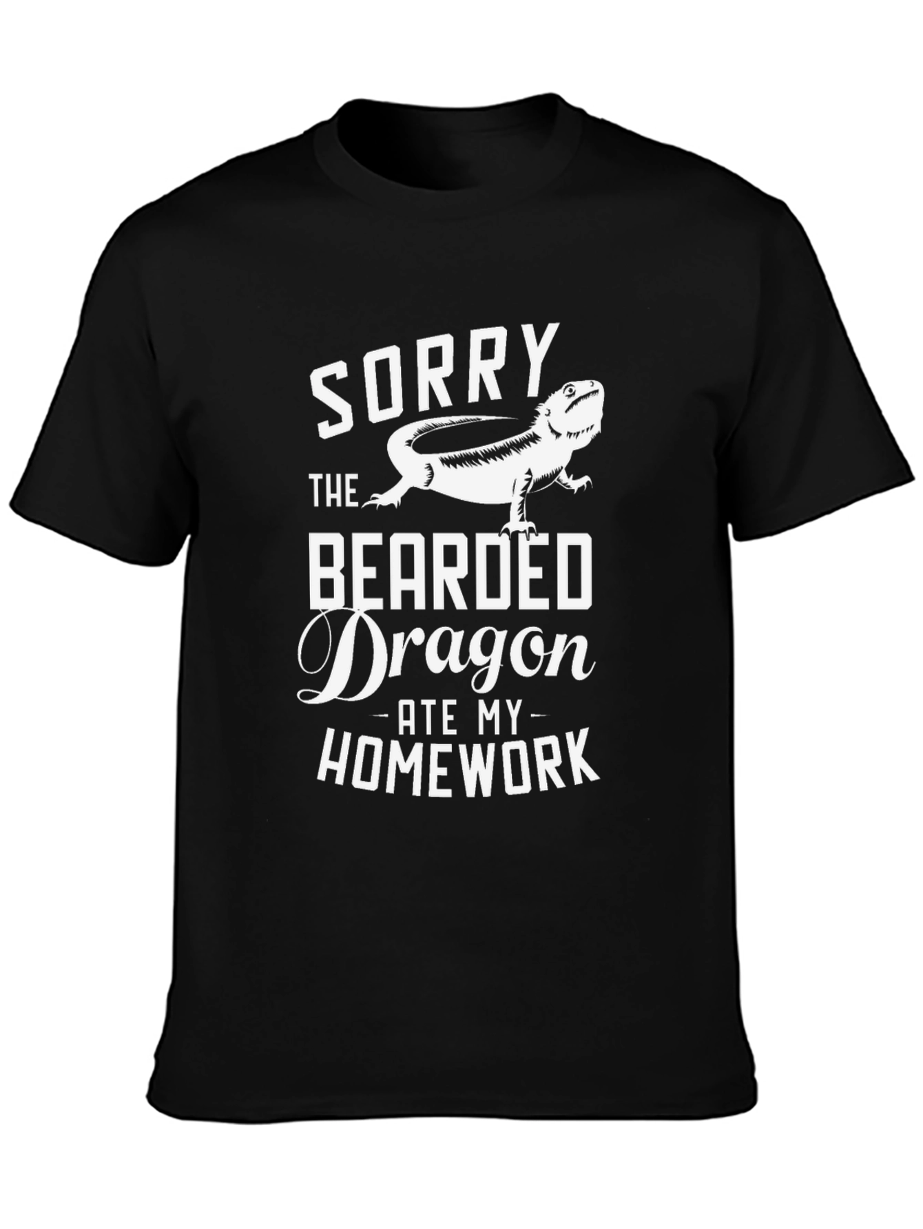 Bearded Dragon Ate My Homework Graphic Tee