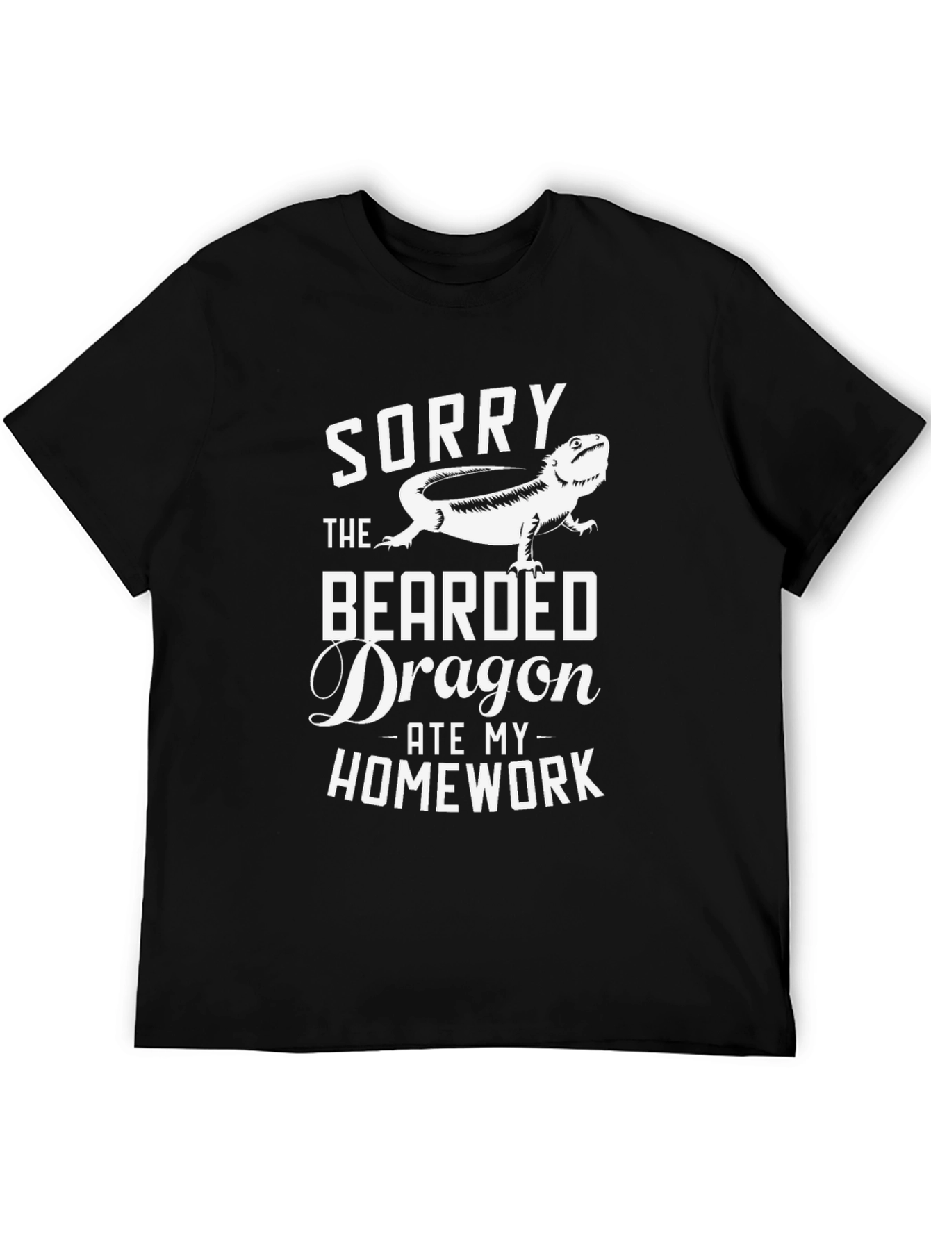 Bearded Dragon Ate My Homework Graphic Tee