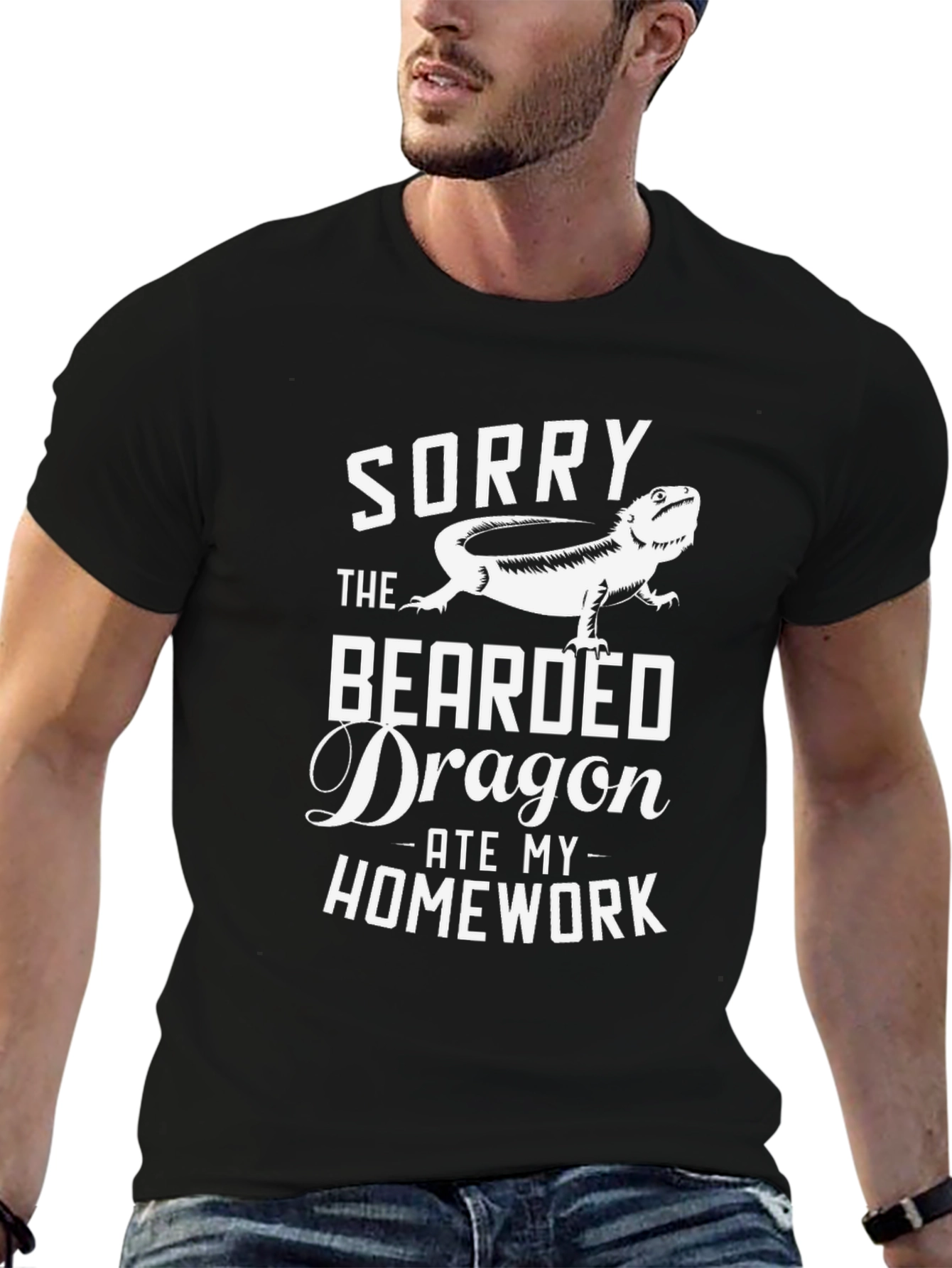 Bearded Dragon Ate My Homework Graphic Tee