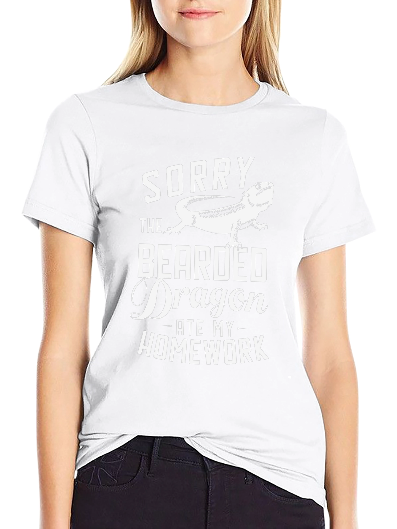 Bearded Dragon Ate My Homework Graphic Tee