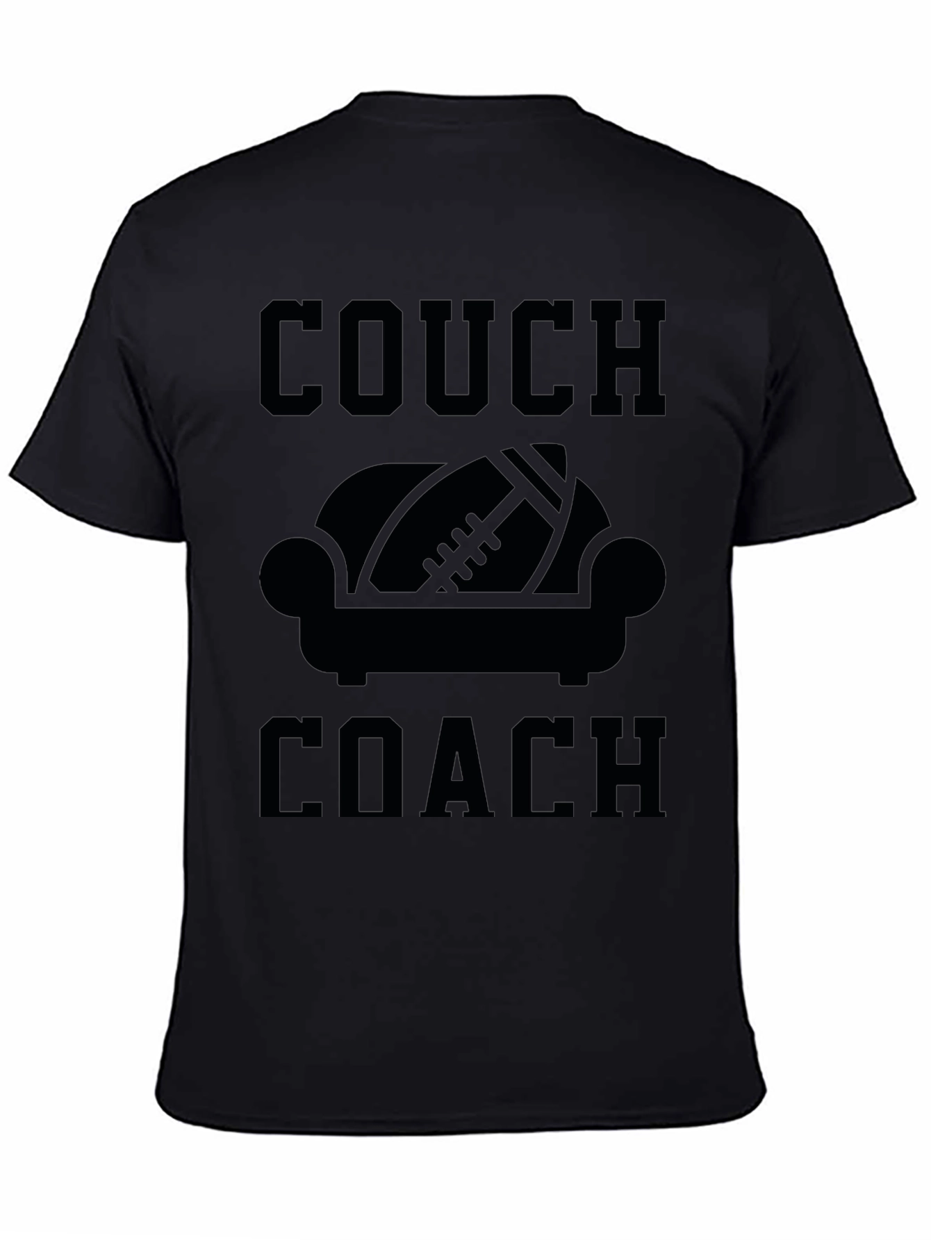 Couch Coach Graphic T-Shirt - Football Fan Tee