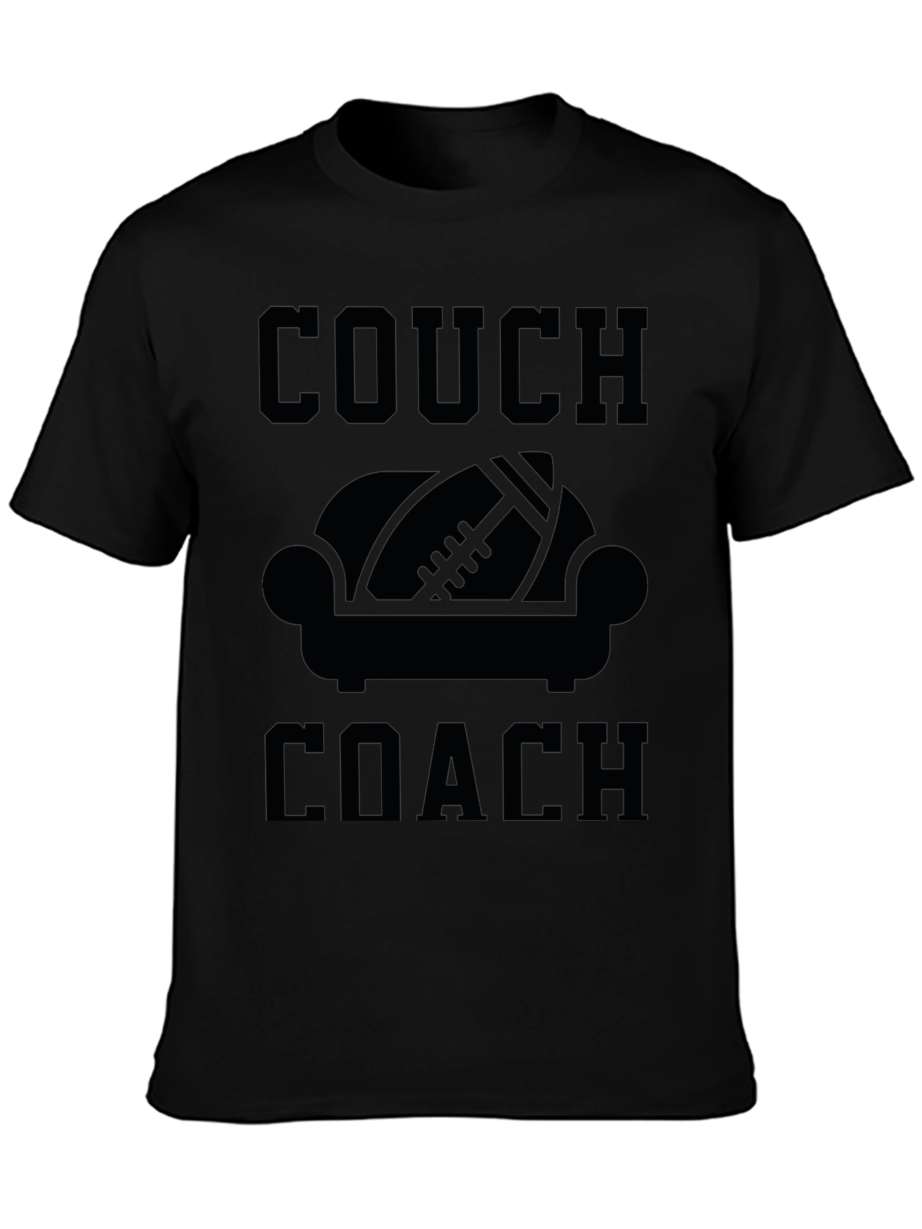 Couch Coach Graphic T-Shirt - Football Fan Tee