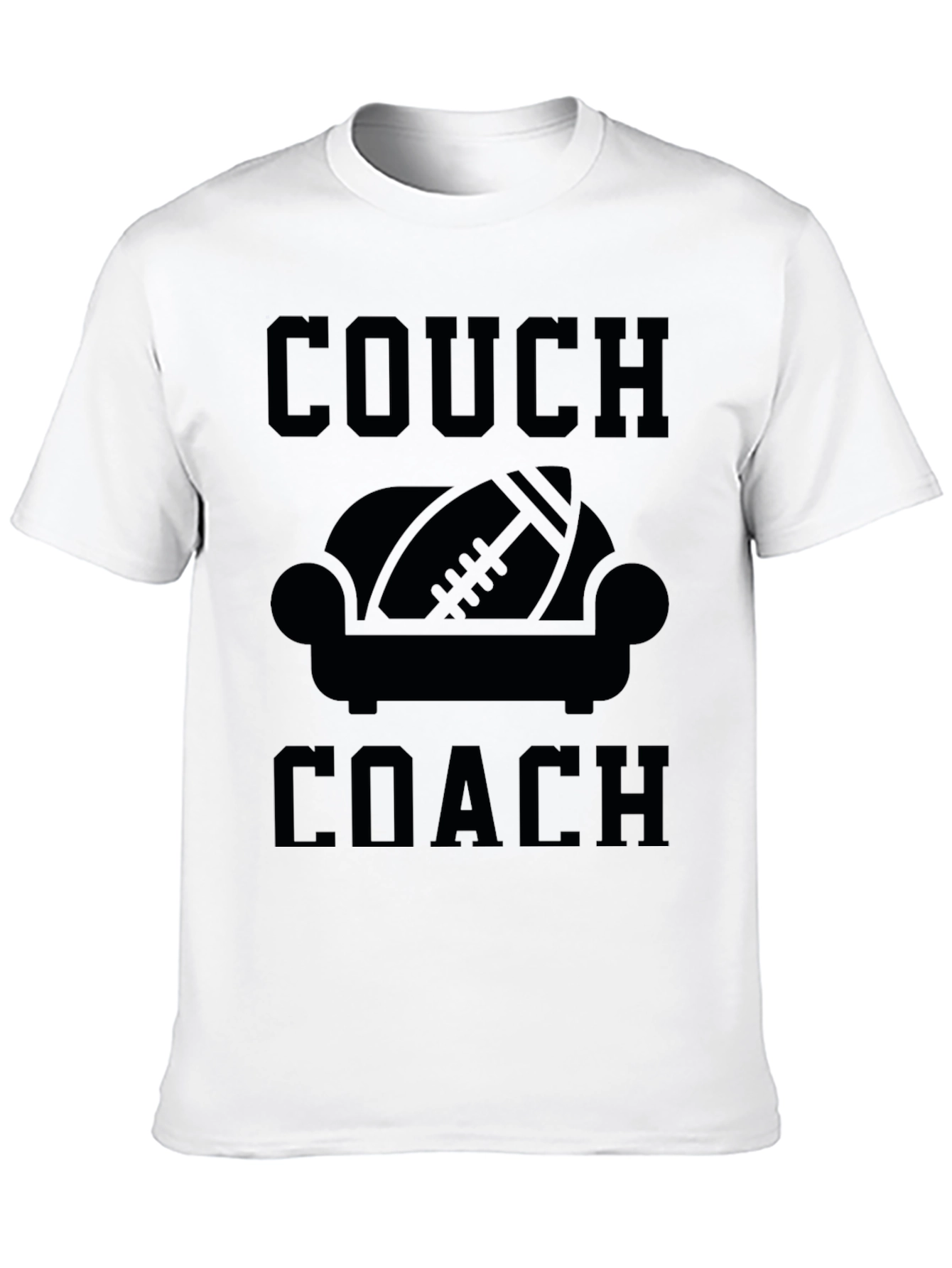 Couch Coach Graphic T-Shirt - Football Fan Tee