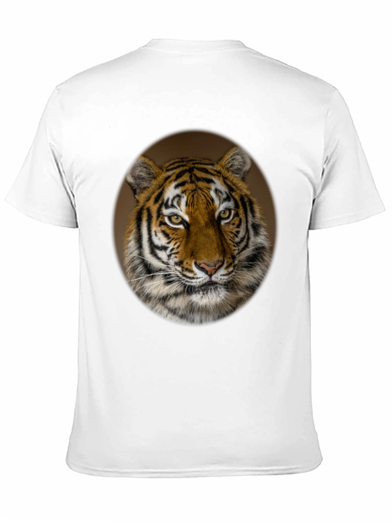 Tiger Portrait Black Graphic T-Shirt