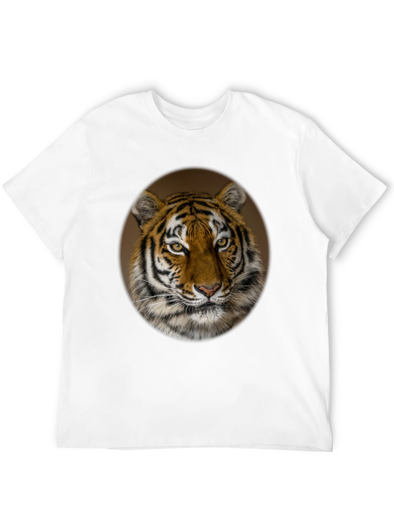 Tiger Portrait Black Graphic T-Shirt