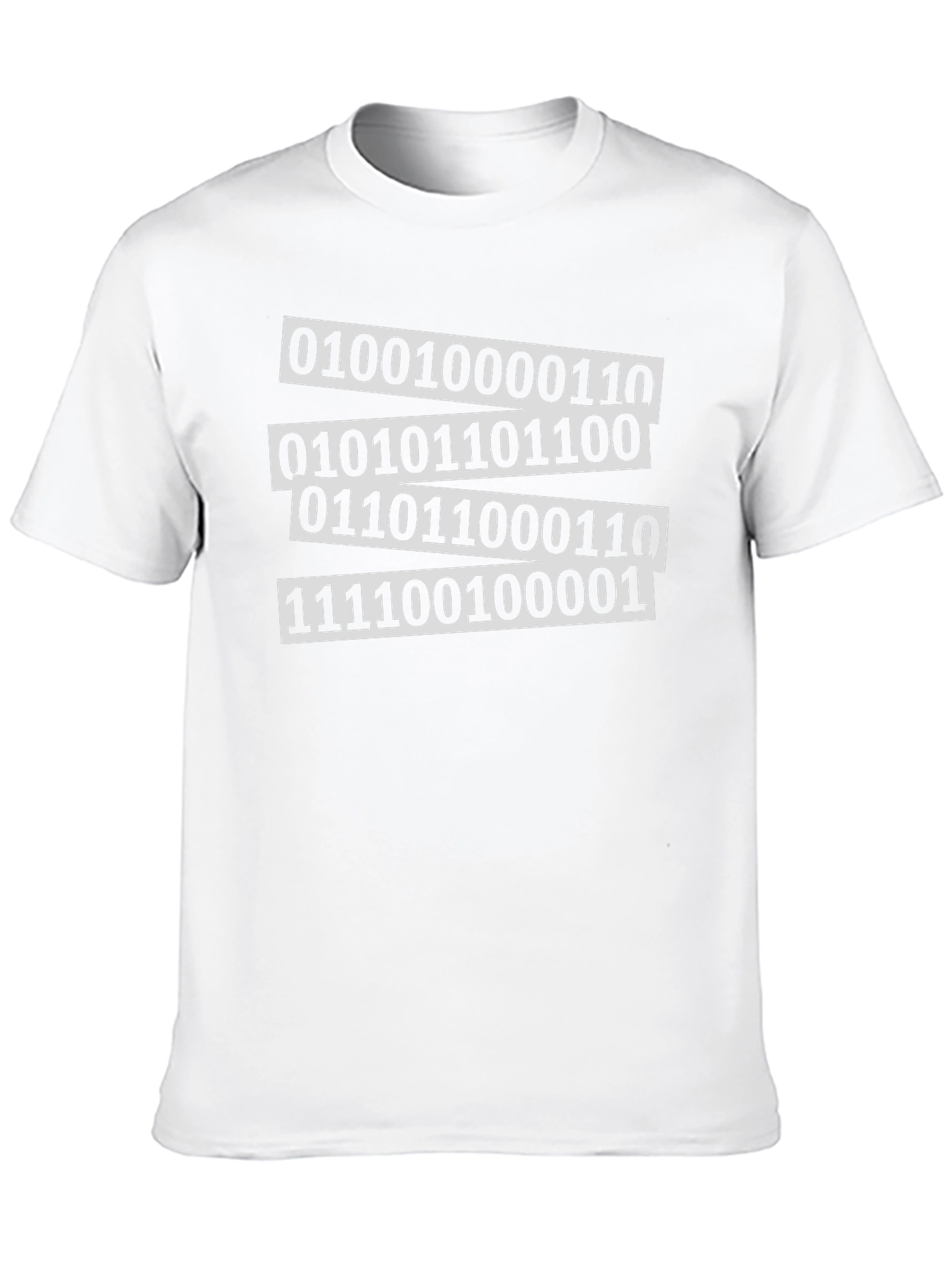 Binary Code Graphic Tee - Programmer Shirt