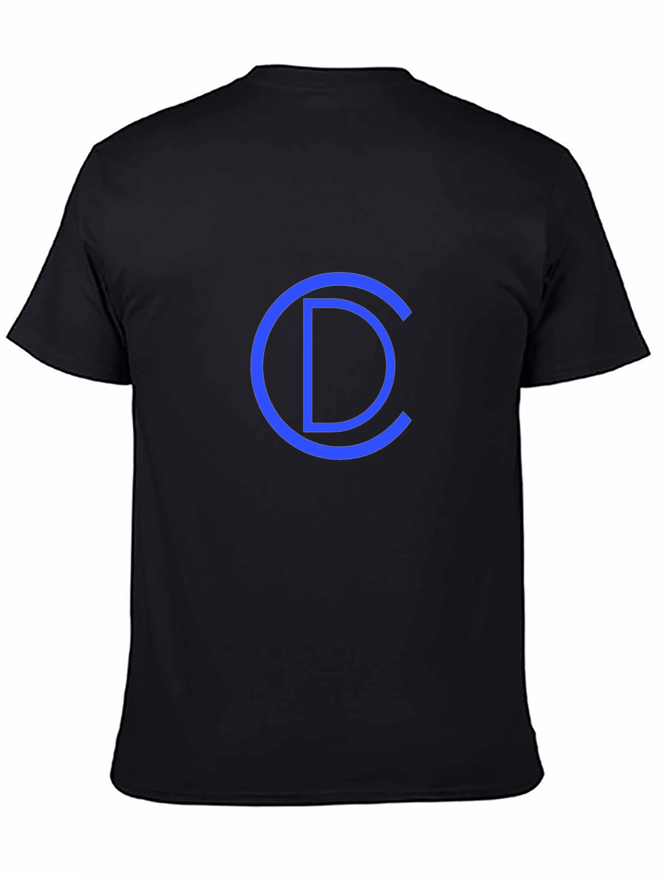 Cool Blue CD Graphic Black T-Shirt