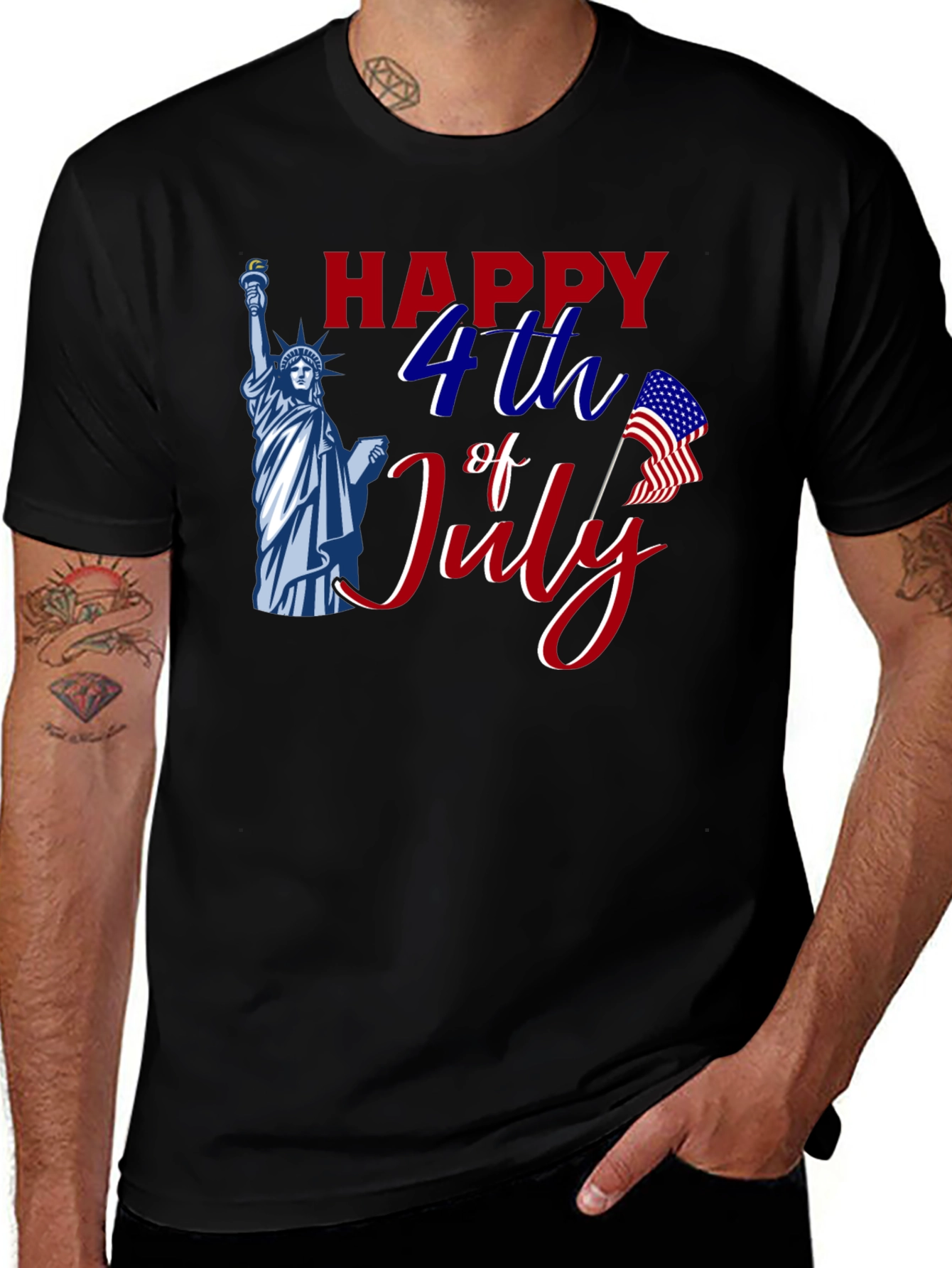 Happy 4th of July Graphic Tee