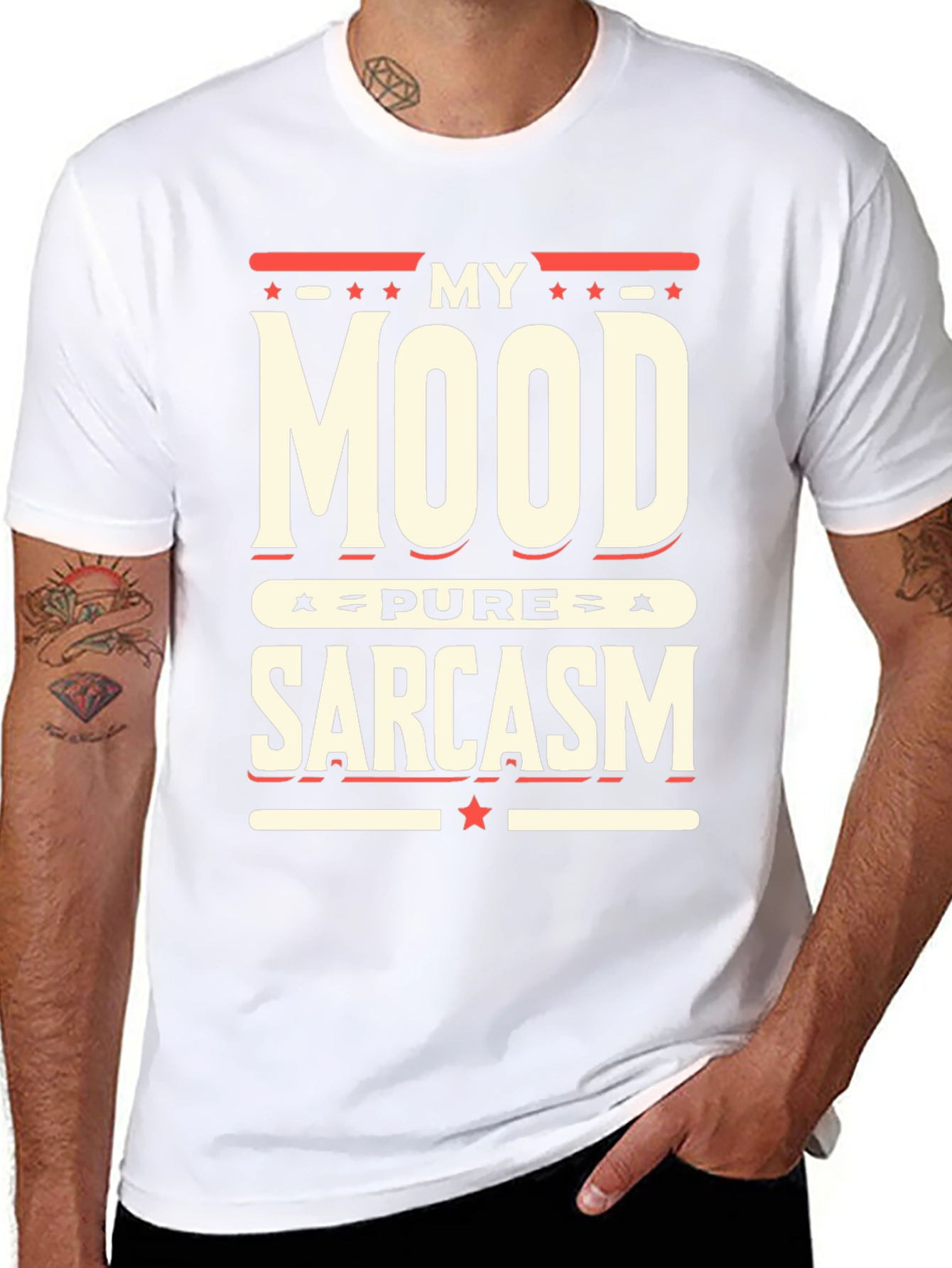 My Mood Pure Sarcasm Graphic T-Shirt