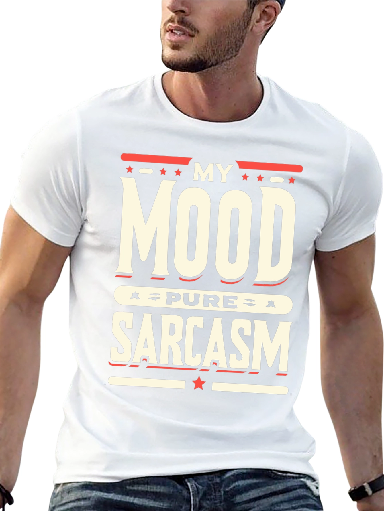 My Mood Pure Sarcasm Graphic T-Shirt
