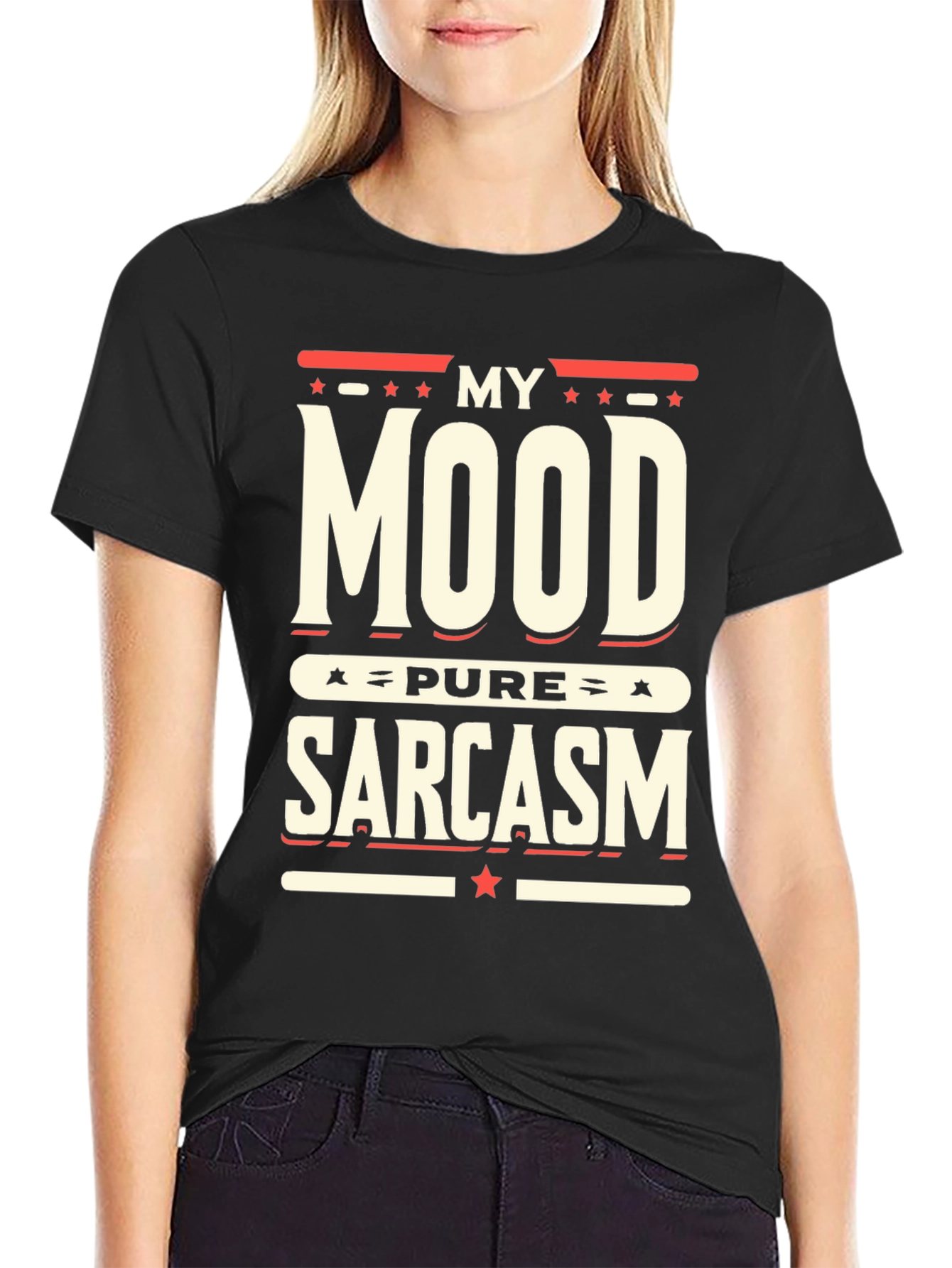 My Mood Pure Sarcasm Graphic T-Shirt