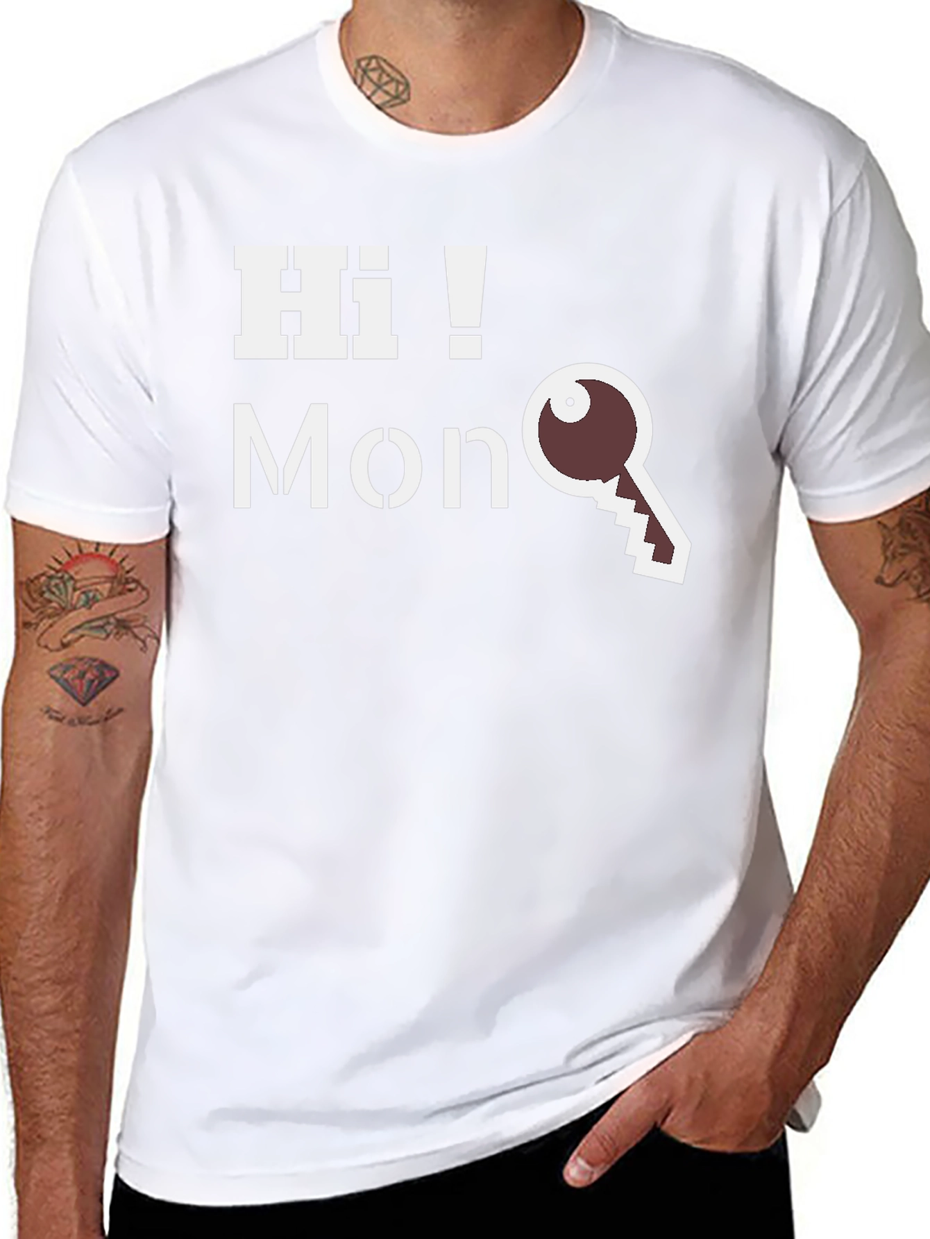 Hi Mon Key Graphic T-Shirt