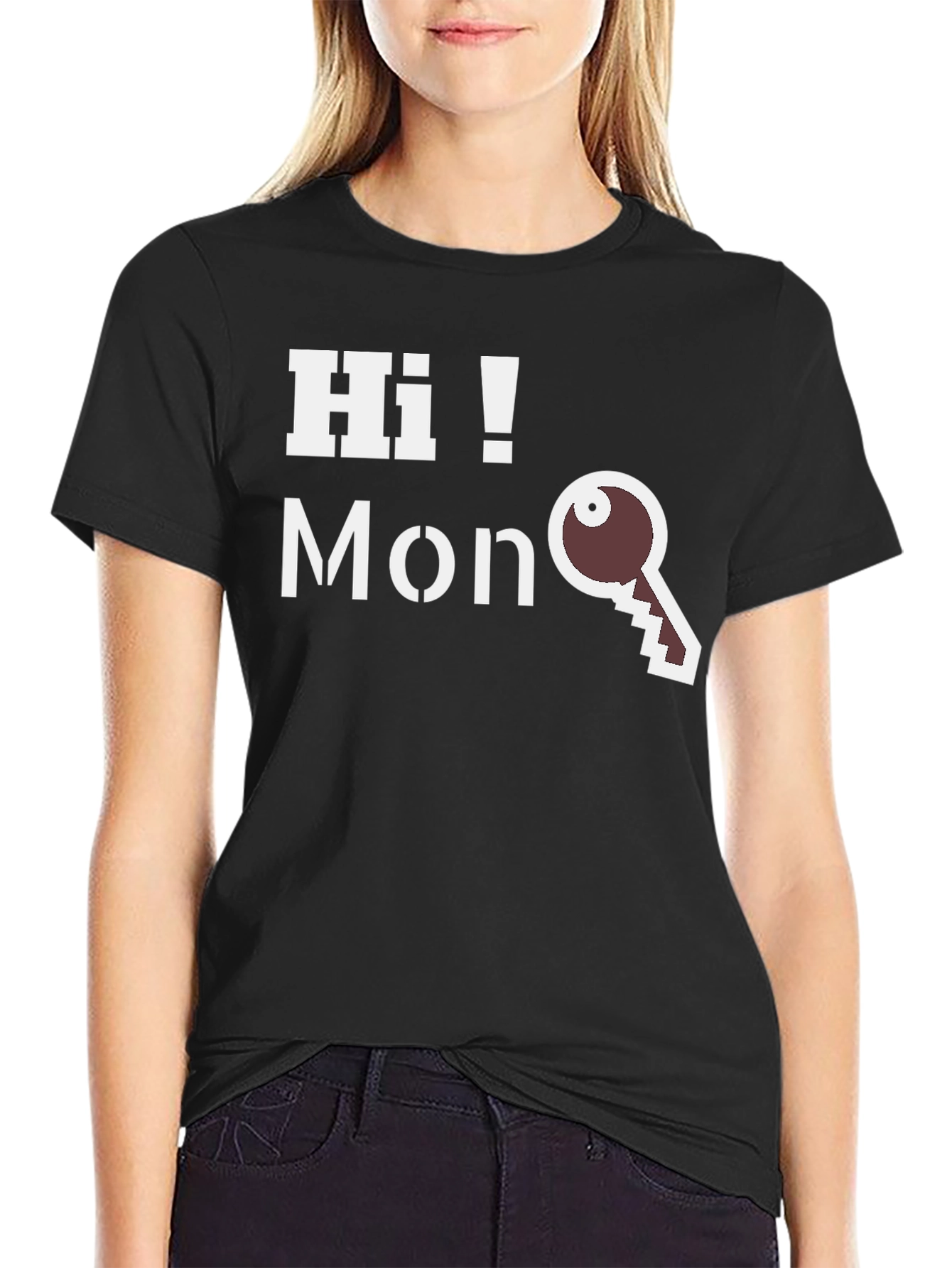 Hi Mon Key Graphic T-Shirt