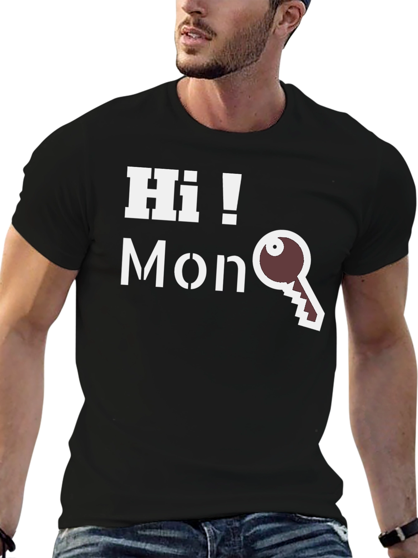 Hi Mon Key Graphic T-Shirt