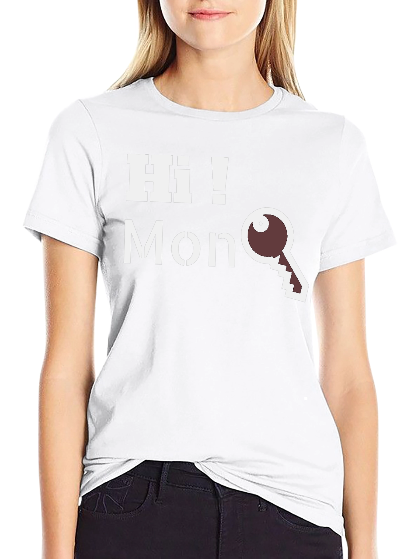 Hi Mon Key Graphic T-Shirt