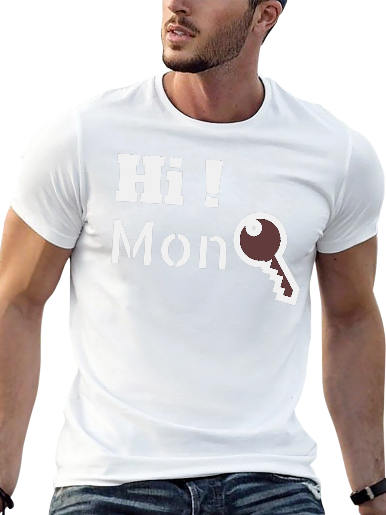 Hi Mon Key Graphic T-Shirt