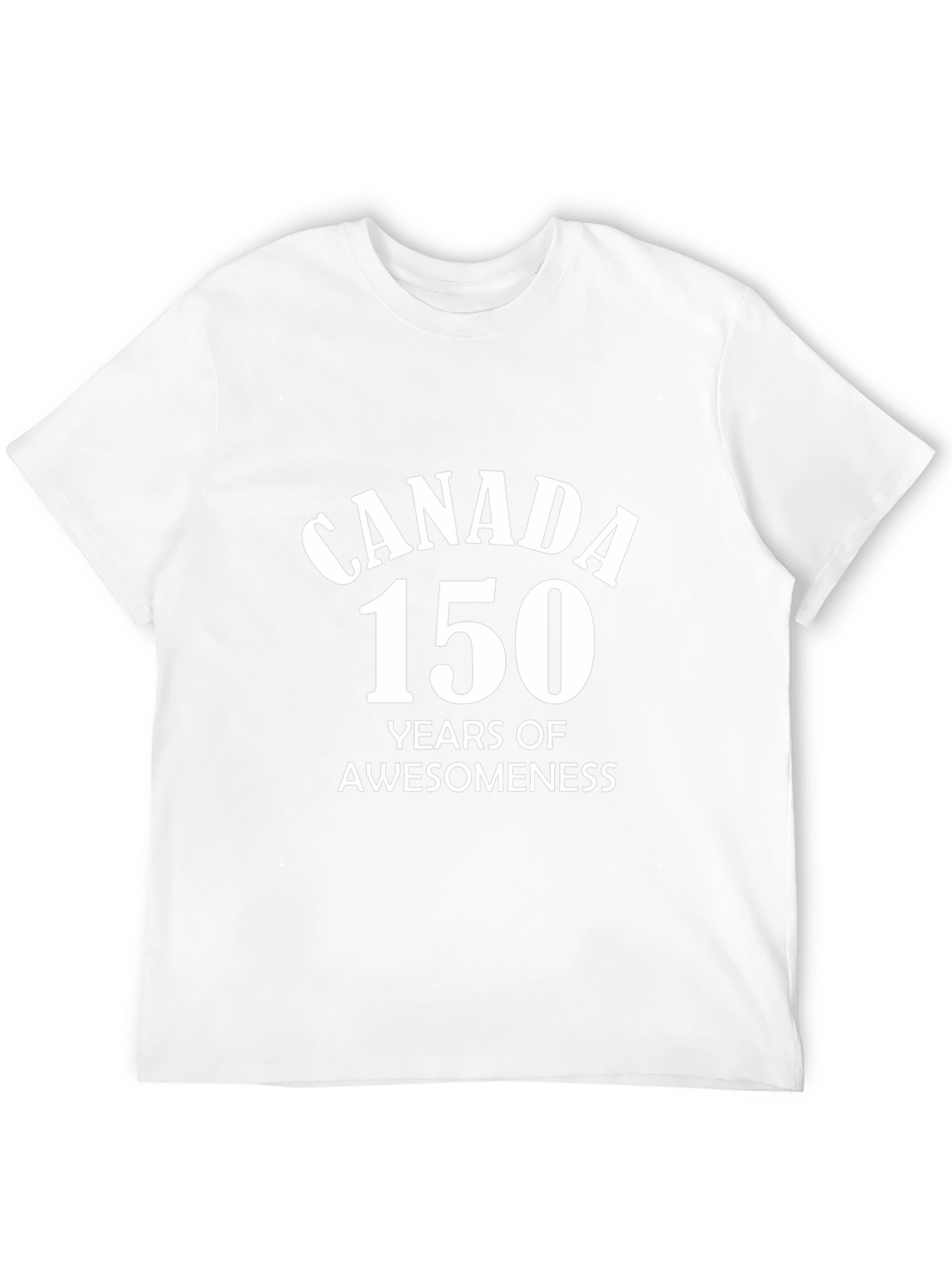Canada 150 Years of Awesomeness Black T-Shirt
