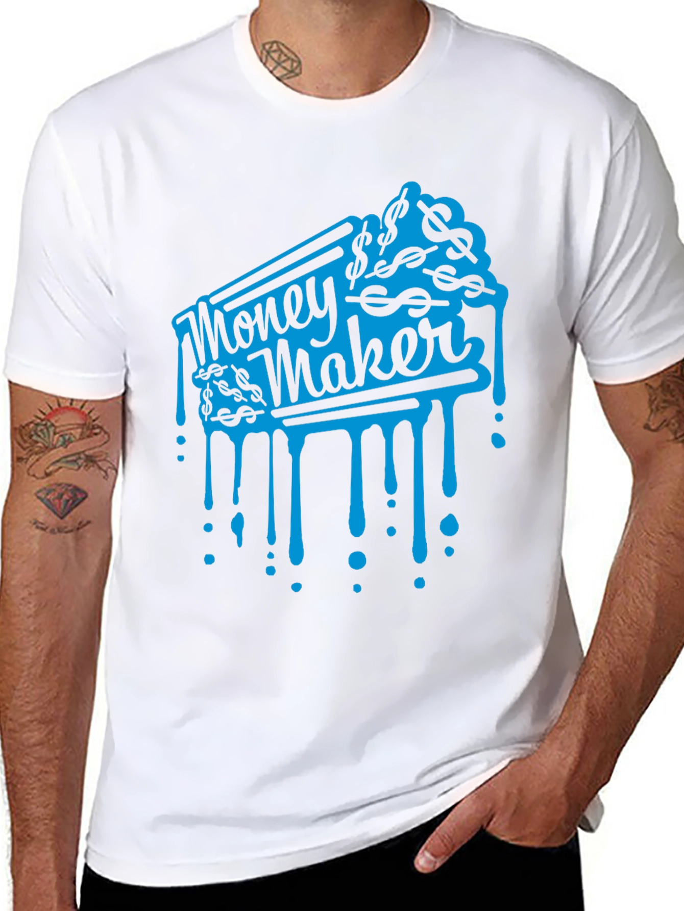 Money Maker Graphic Tee - Mens Black T-Shirt
