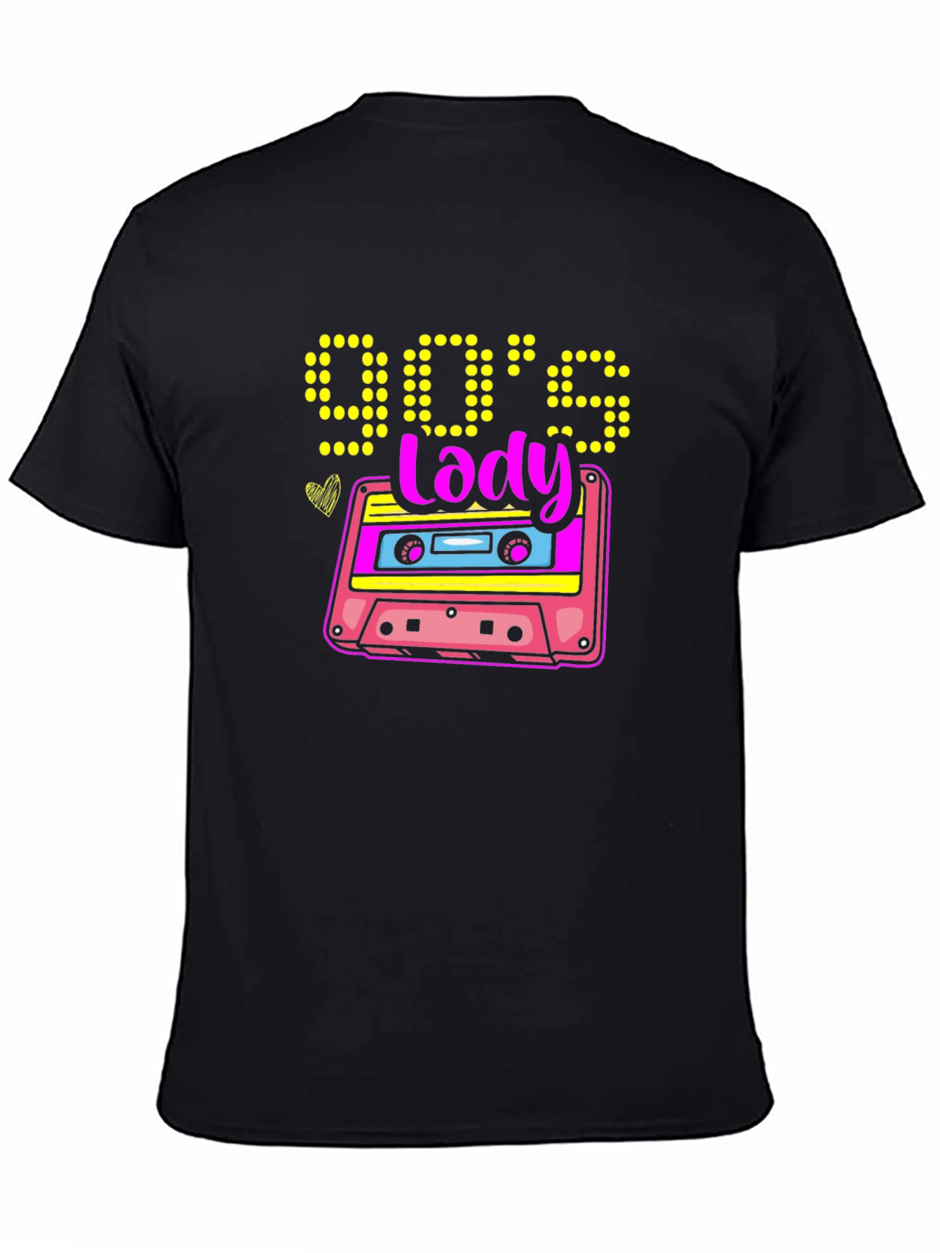 90s Lady Cassette Tape Graphic Tee
