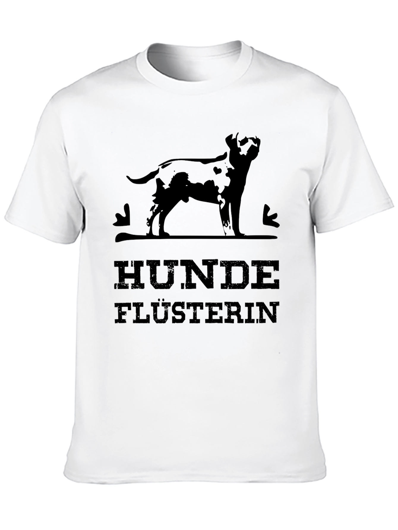 Hunde Flusterin Black Graphic T-Shirt - Dog Whisperer