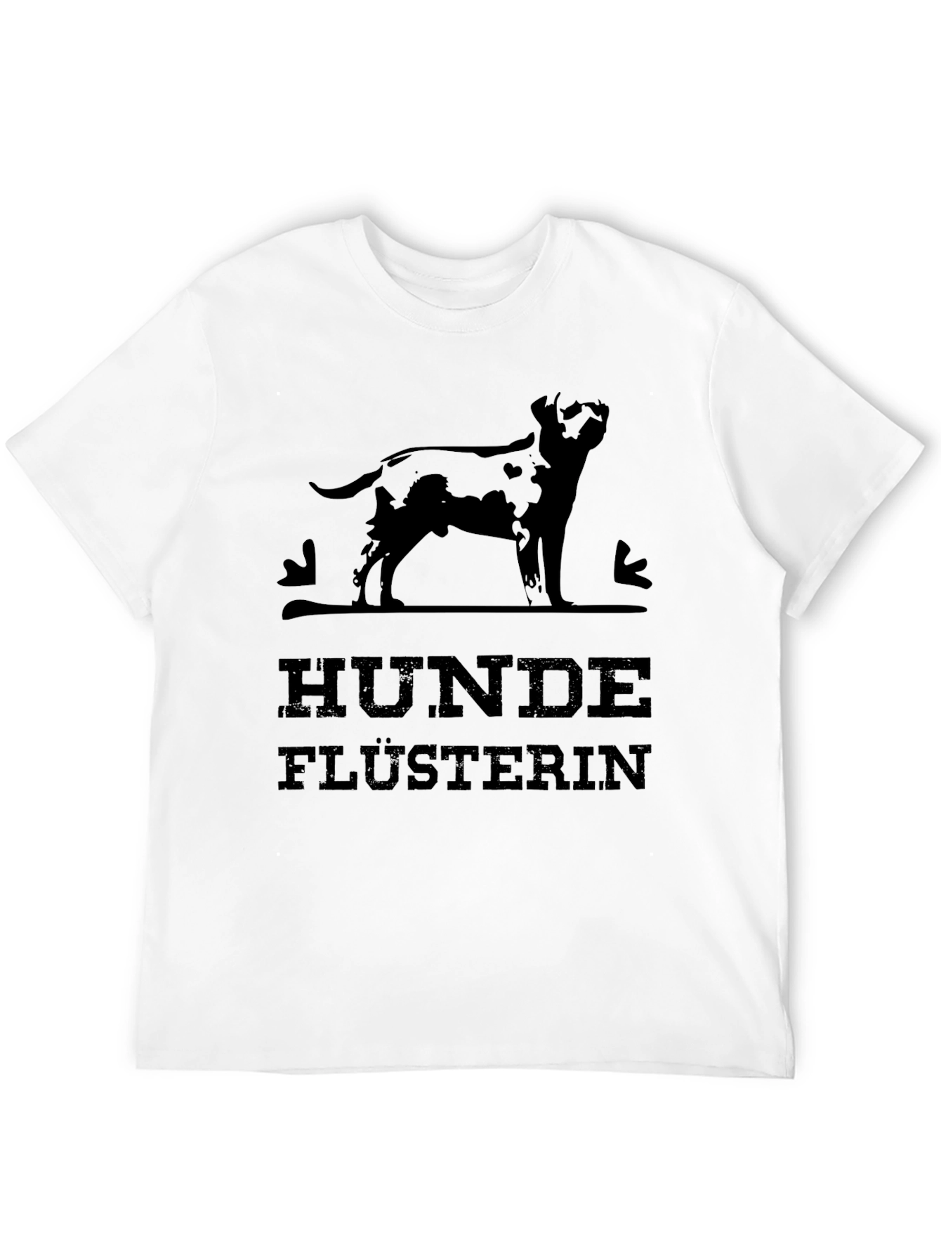 Hunde Flusterin Black Graphic T-Shirt - Dog Whisperer
