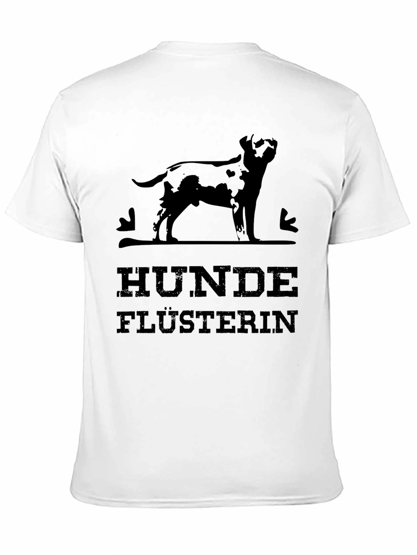 Hunde Flusterin Black Graphic T-Shirt - Dog Whisperer