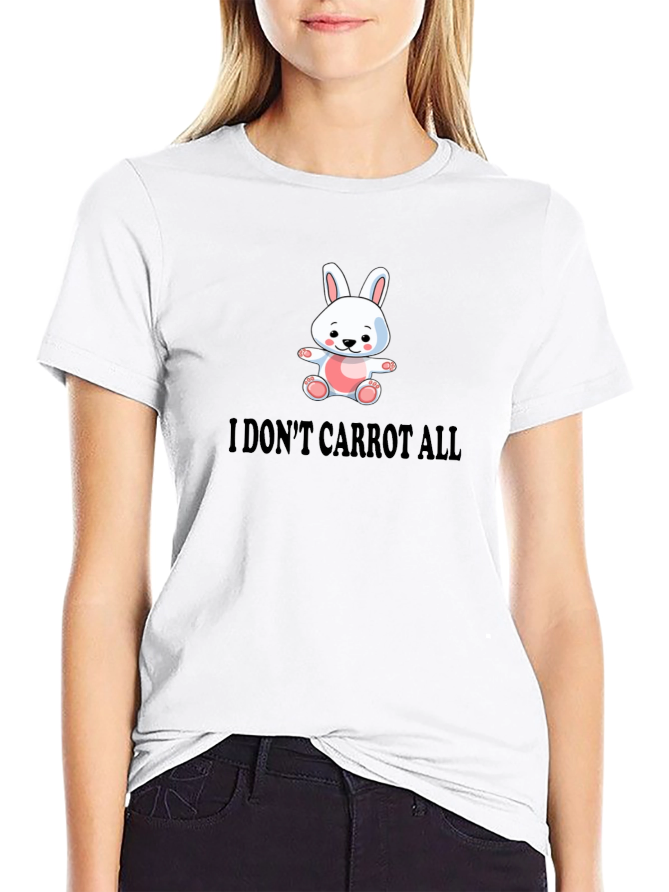 Funny I Dont Carrot All Bunny T-Shirt