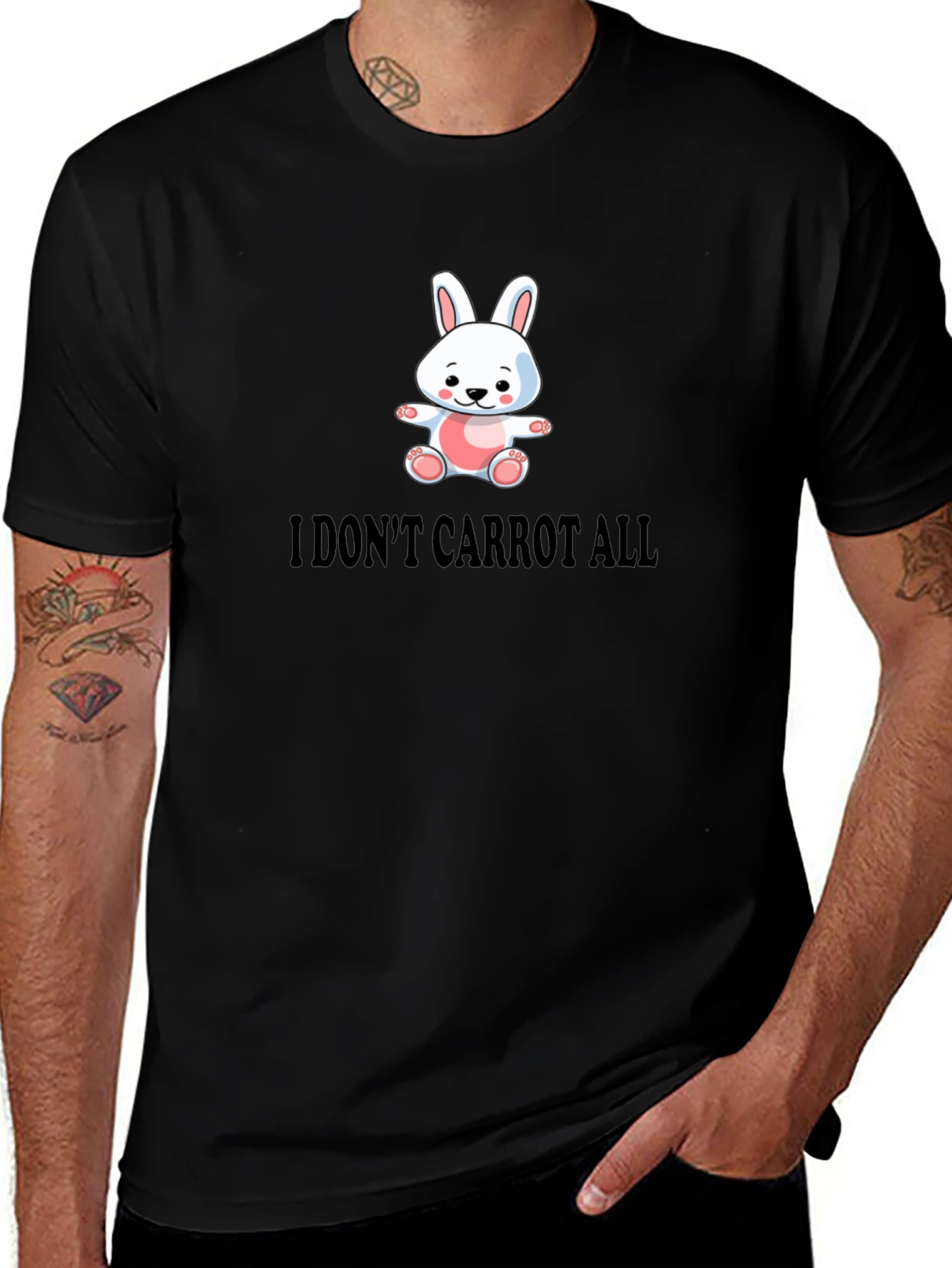 Funny I Dont Carrot All Bunny T-Shirt