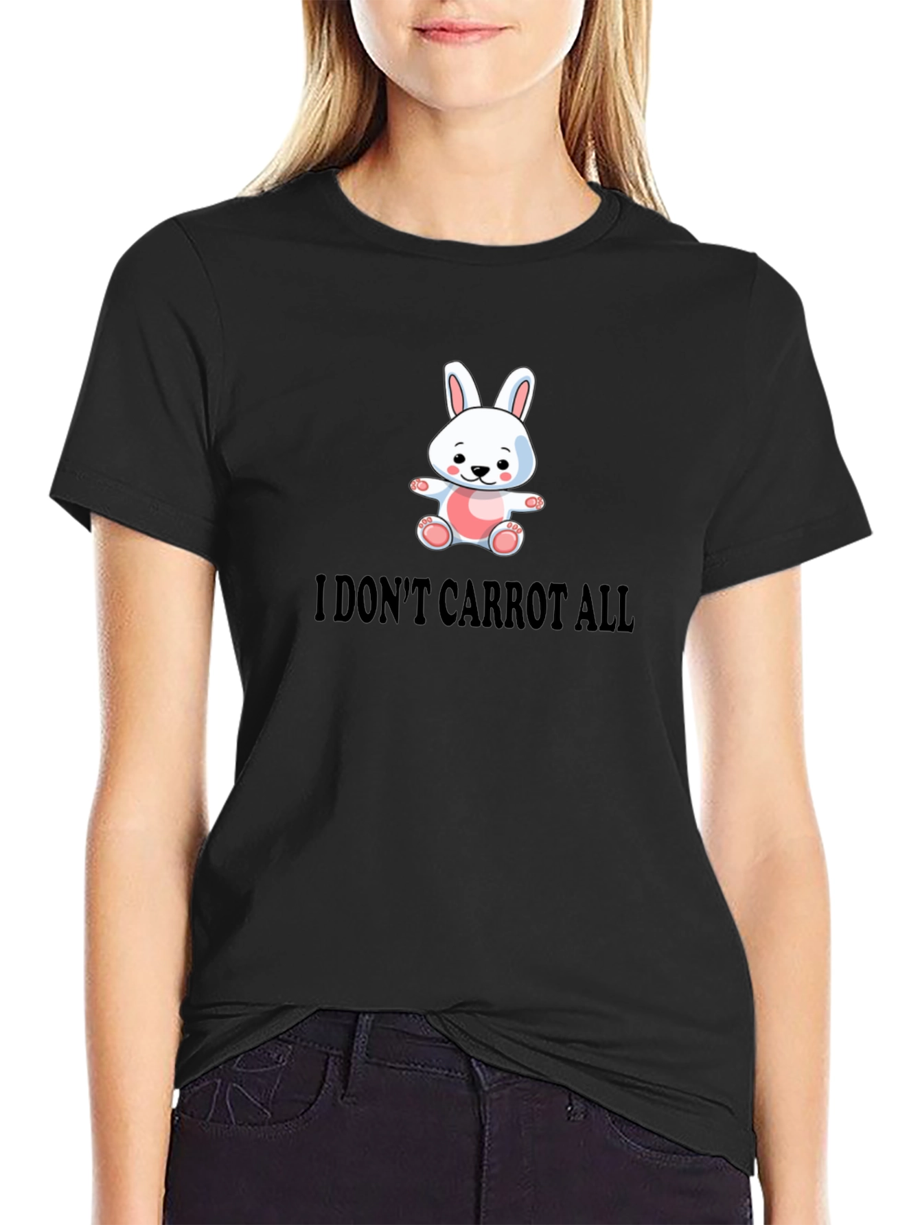 Funny I Dont Carrot All Bunny T-Shirt
