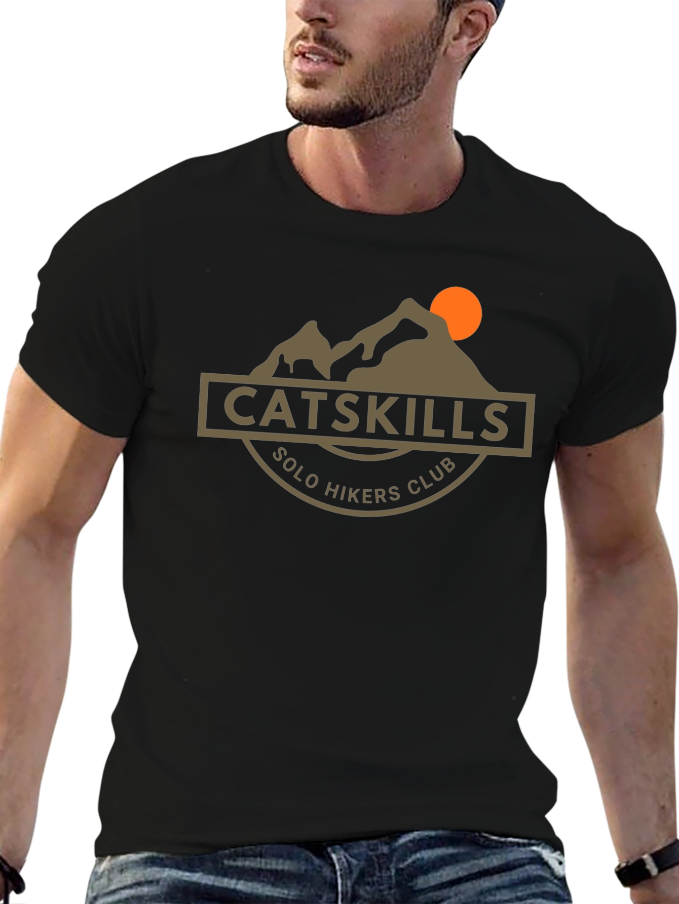 Catskills Solo Hikers Club T-Shirt - Mountain Graphic Tee