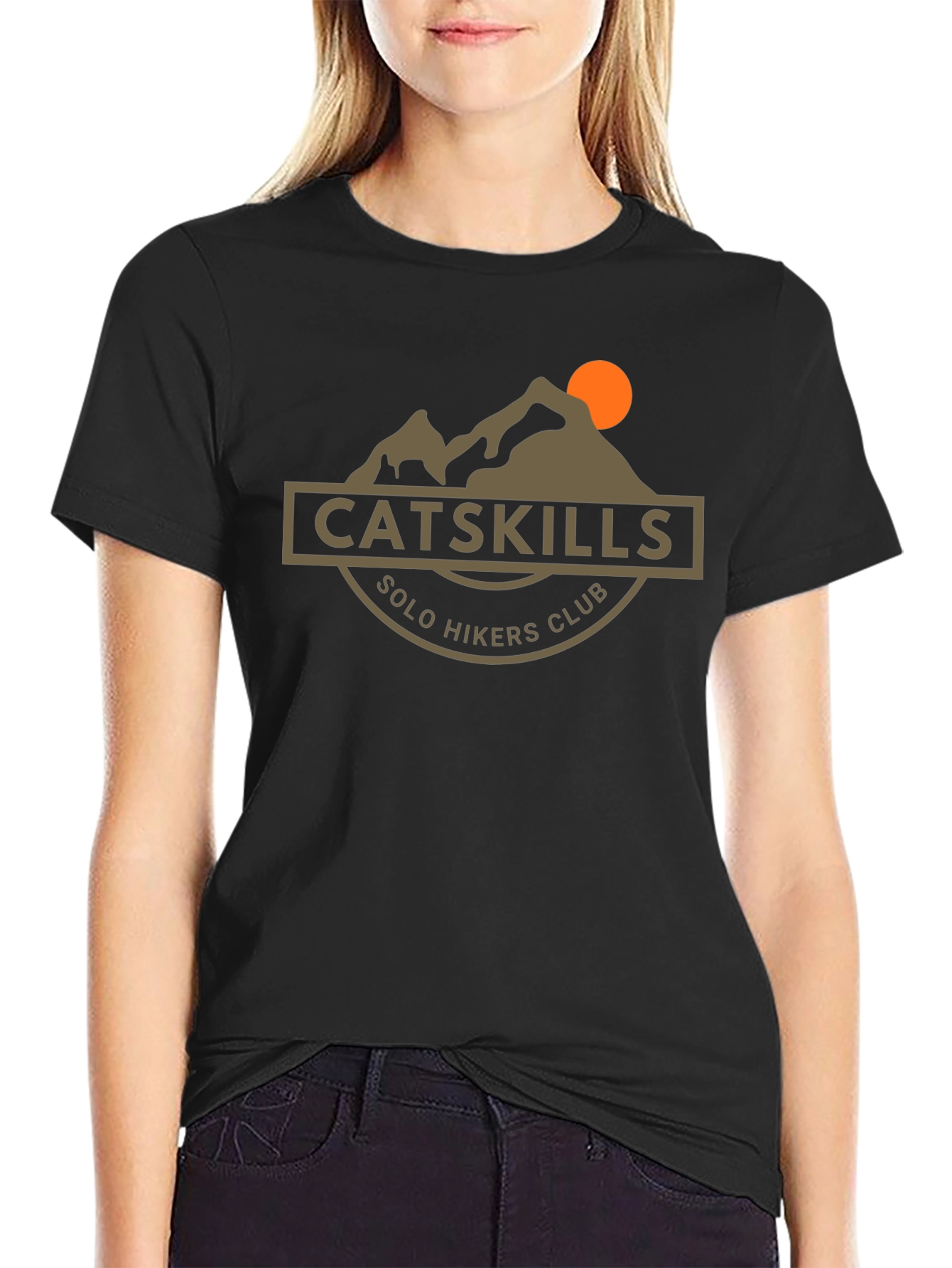 Catskills Solo Hikers Club T-Shirt - Mountain Graphic Tee