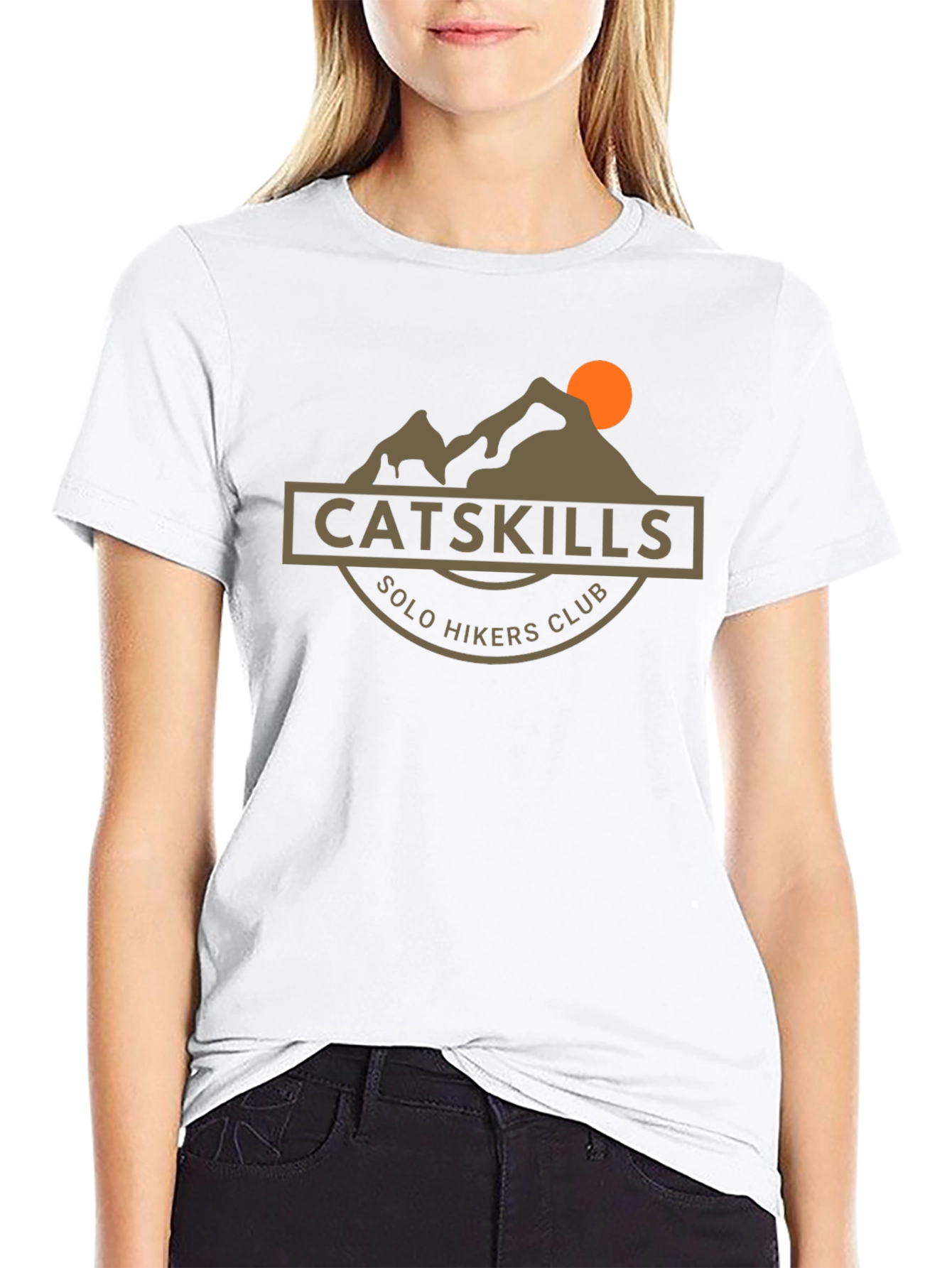 Catskills Solo Hikers Club T-Shirt - Mountain Graphic Tee