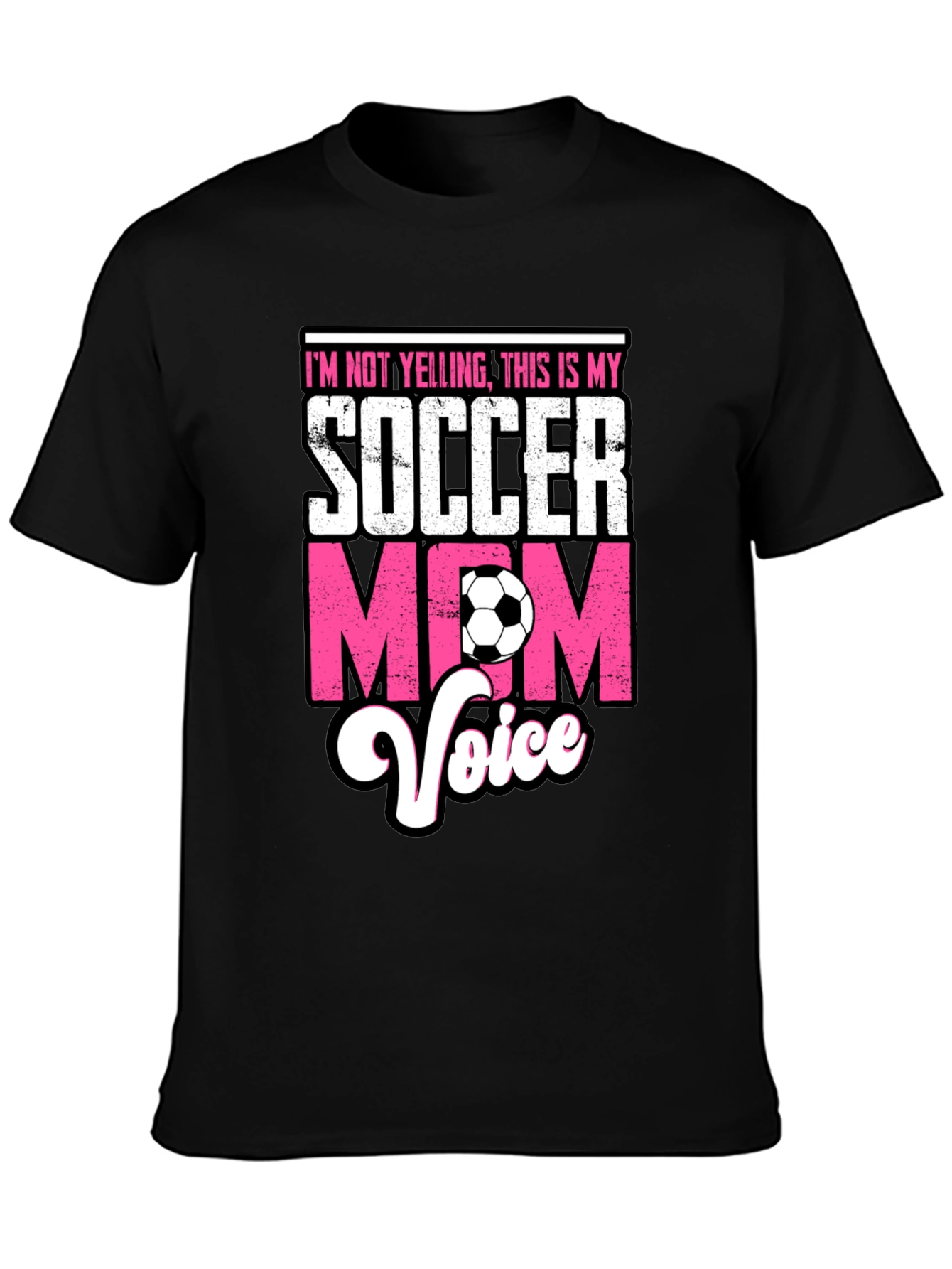 Soccer Mom Voice T-Shirt - Novelty Graphic Tee