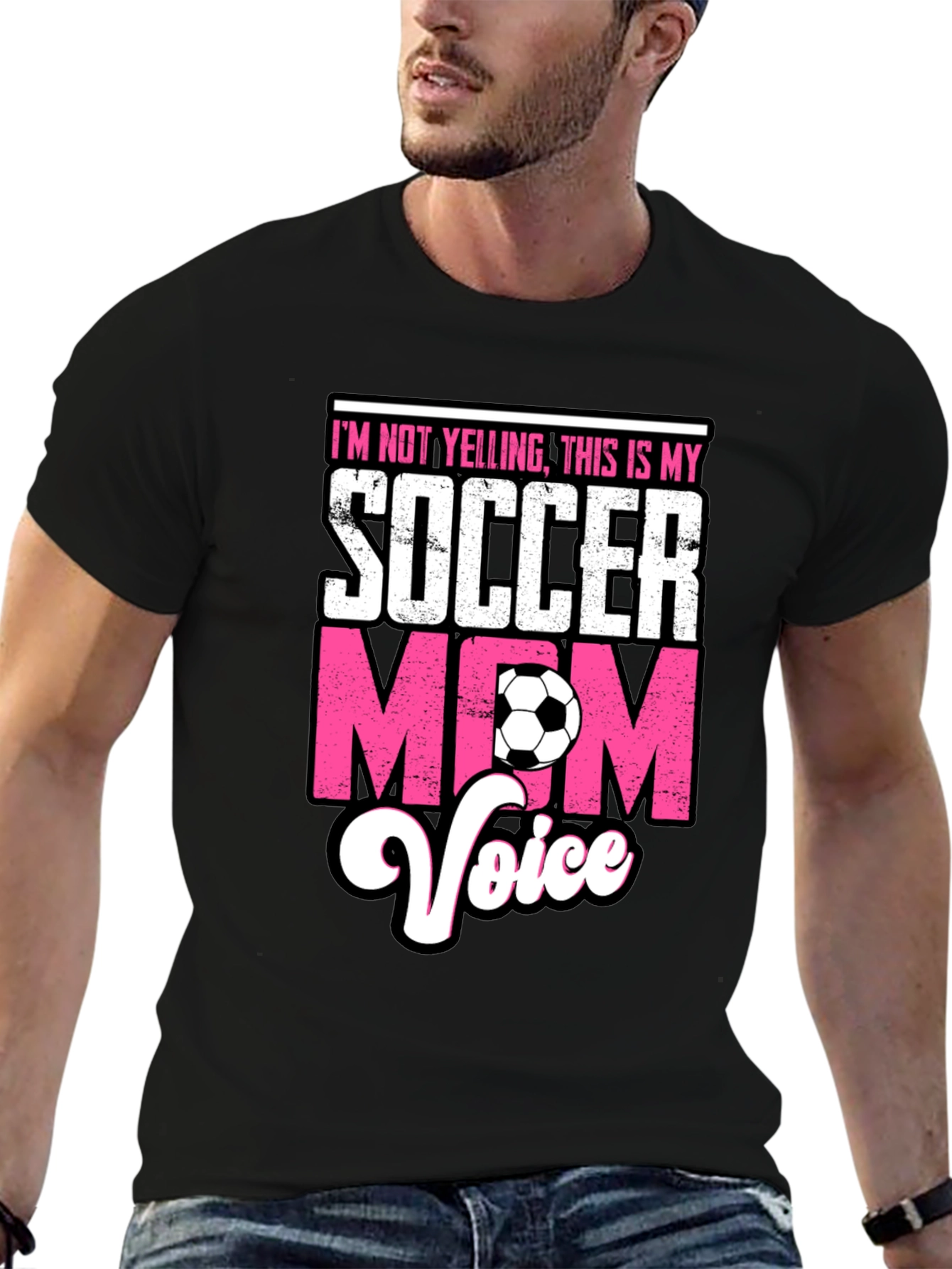 Soccer Mom Voice T-Shirt - Novelty Graphic Tee