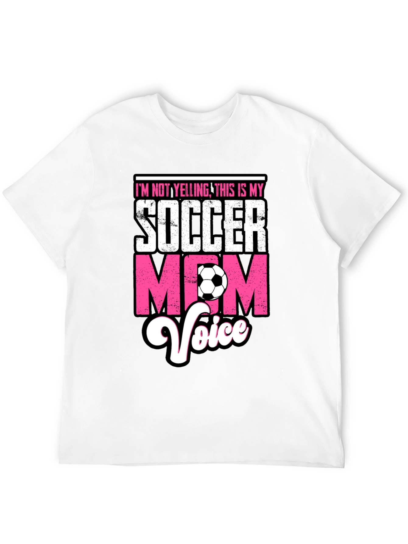 Soccer Mom Voice T-Shirt - Novelty Graphic Tee