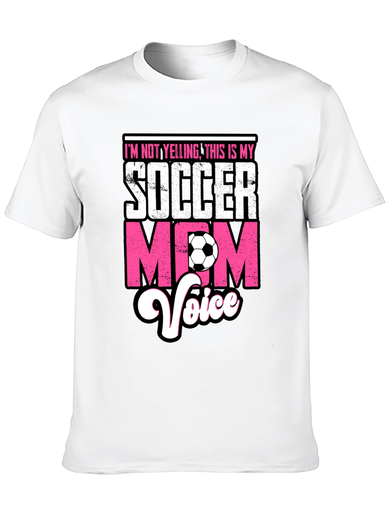 Soccer Mom Voice T-Shirt - Novelty Graphic Tee