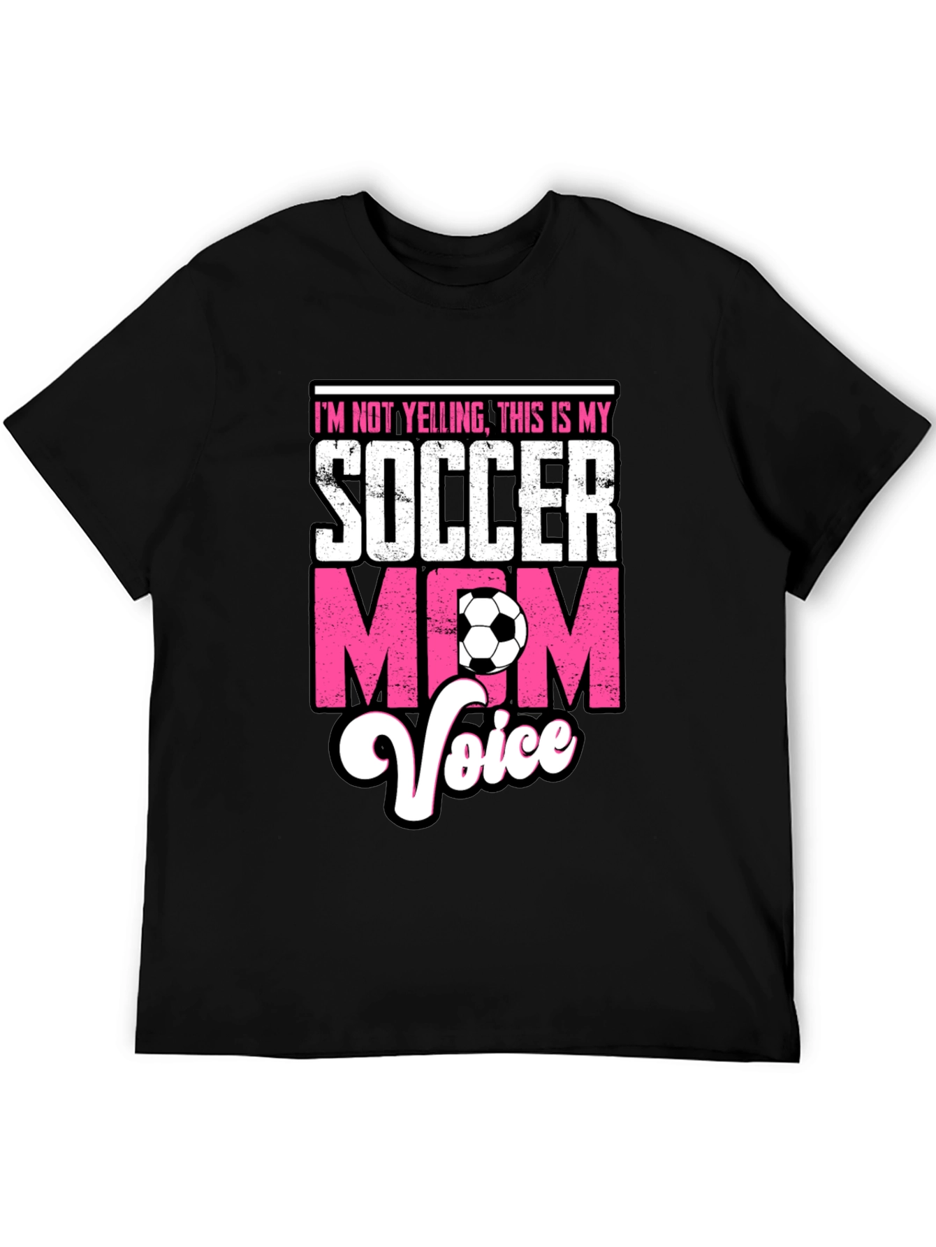 Soccer Mom Voice T-Shirt - Novelty Graphic Tee