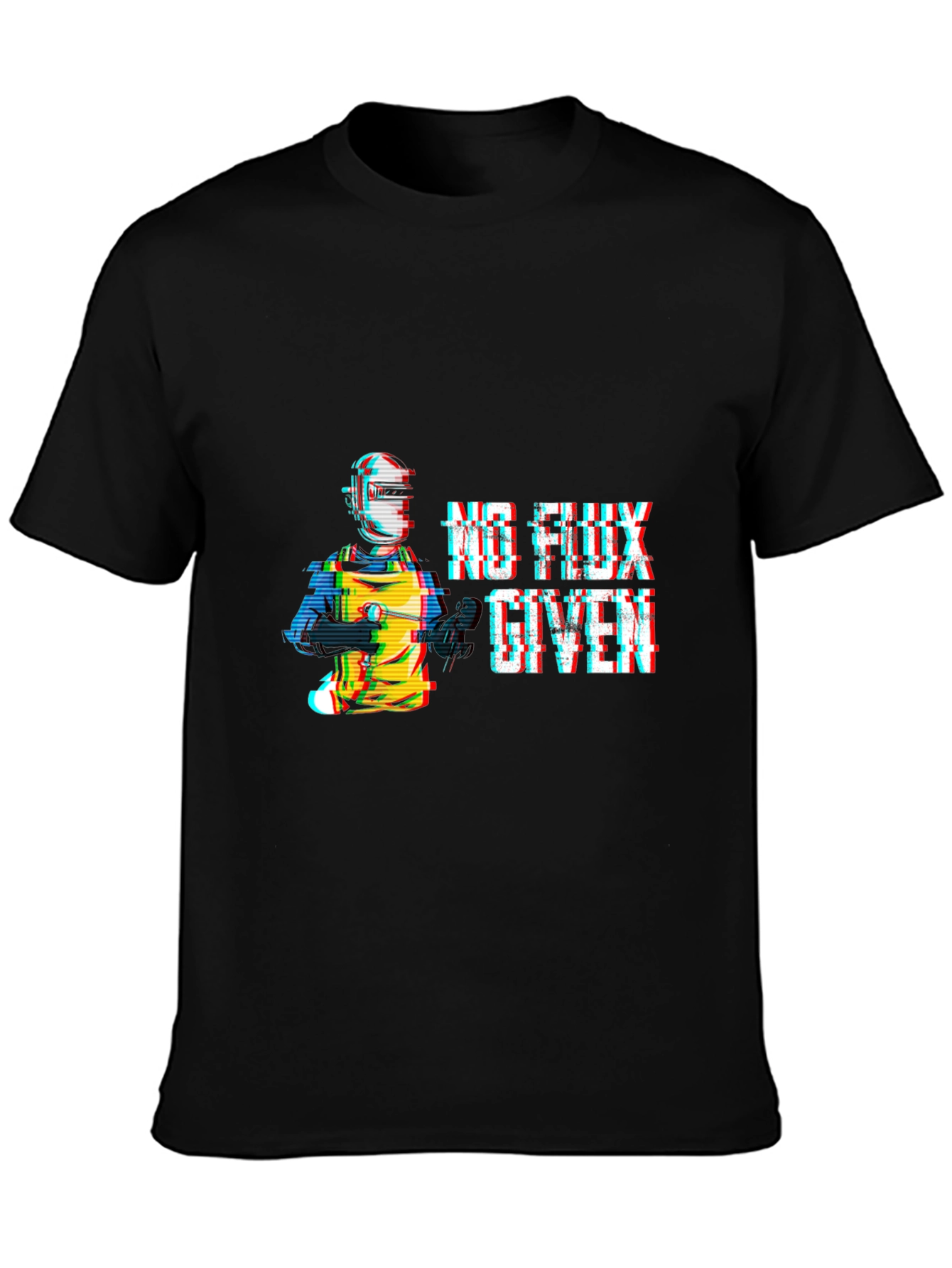 No Flux Given Black T-Shirt