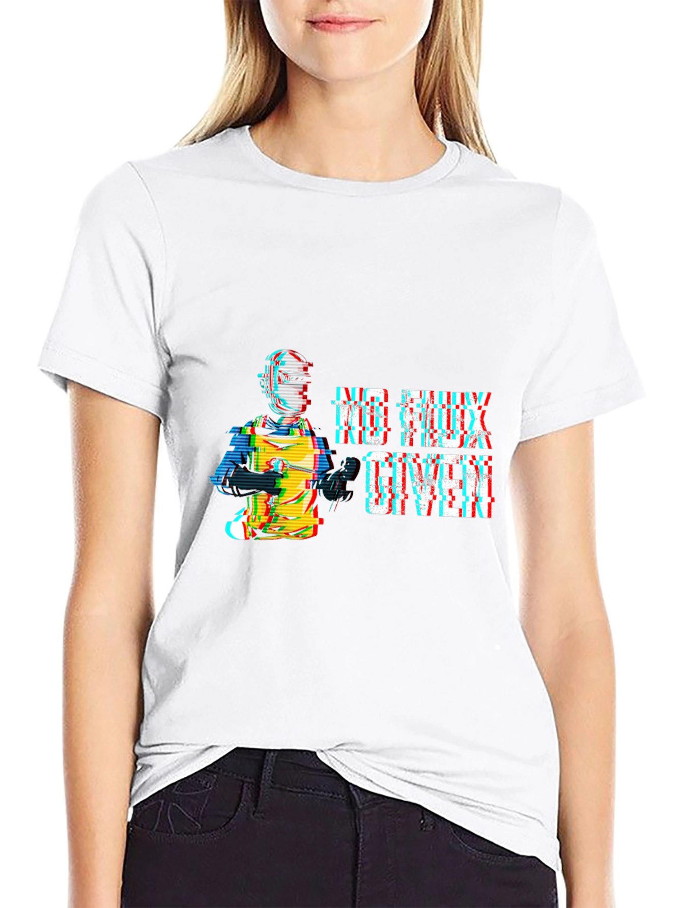 No Flux Given Black T-Shirt