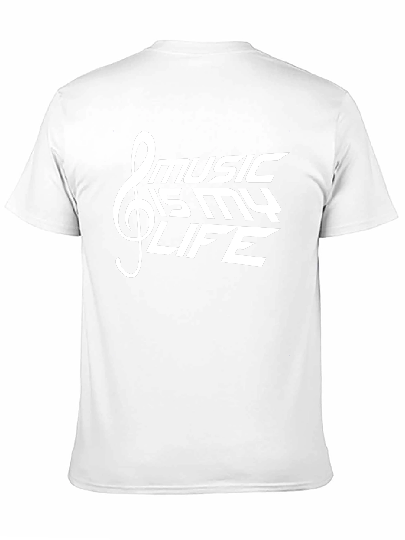 Music is My Life Black T-Shirt