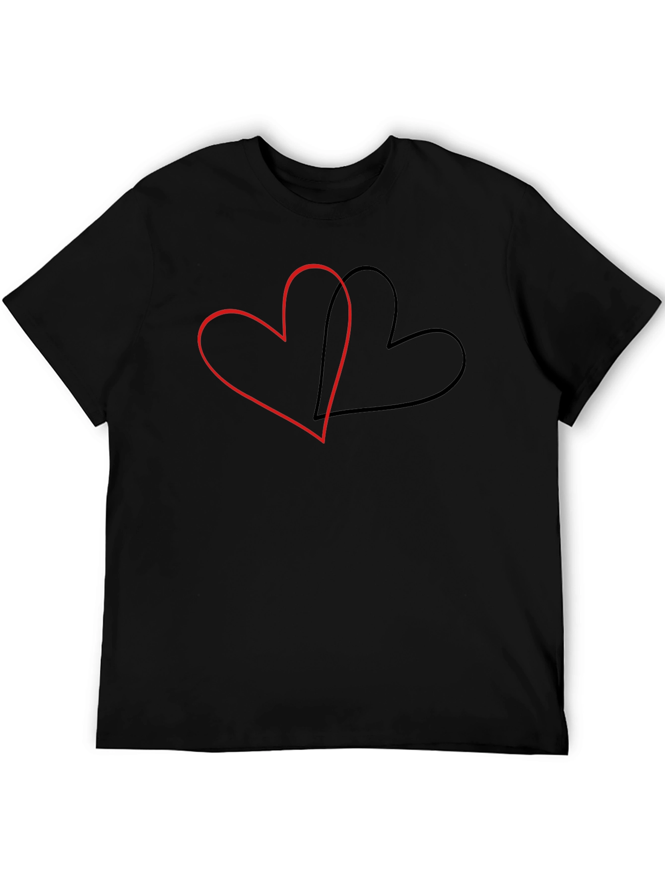 Heart Outline Graphic T-Shirt
