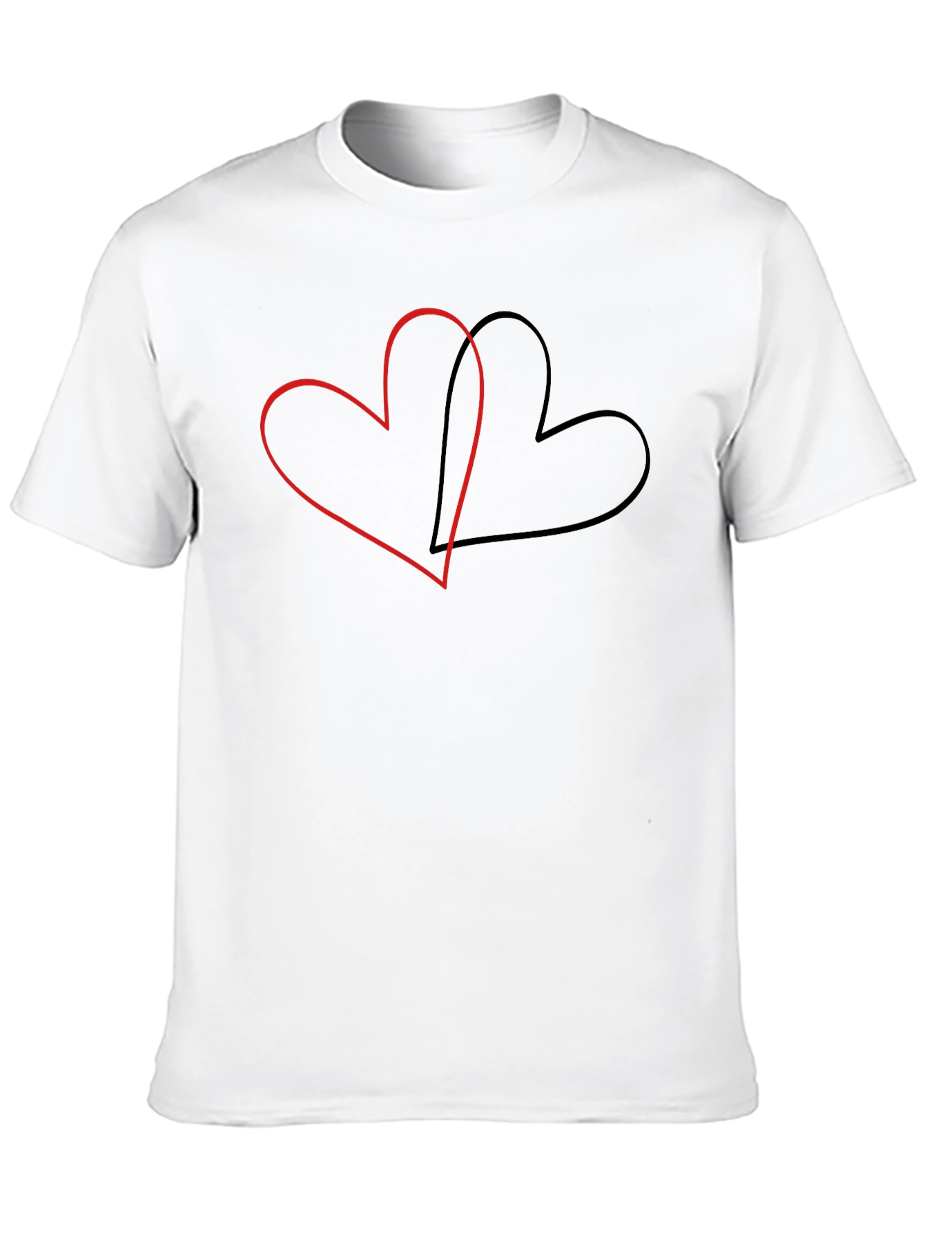 Heart Outline Graphic T-Shirt