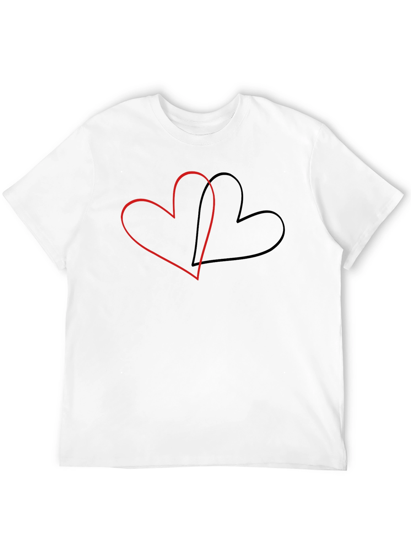 Heart Outline Graphic T-Shirt