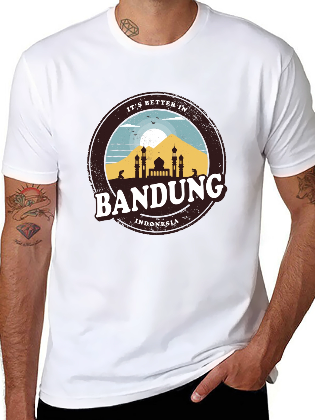 Bandung Indonesia T-Shirt - Its Better In...