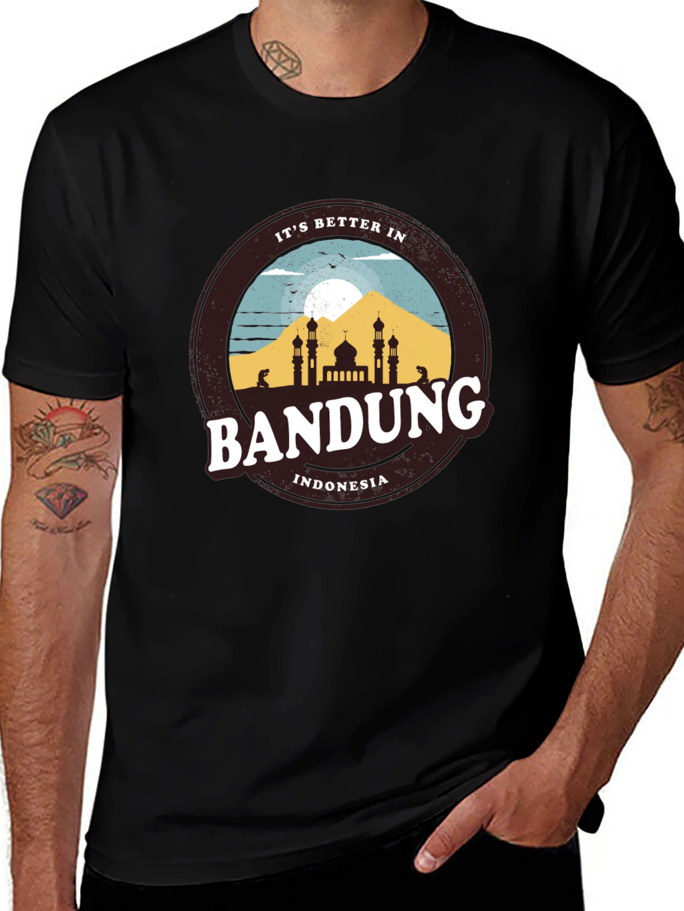 Bandung Indonesia T-Shirt - Its Better In...