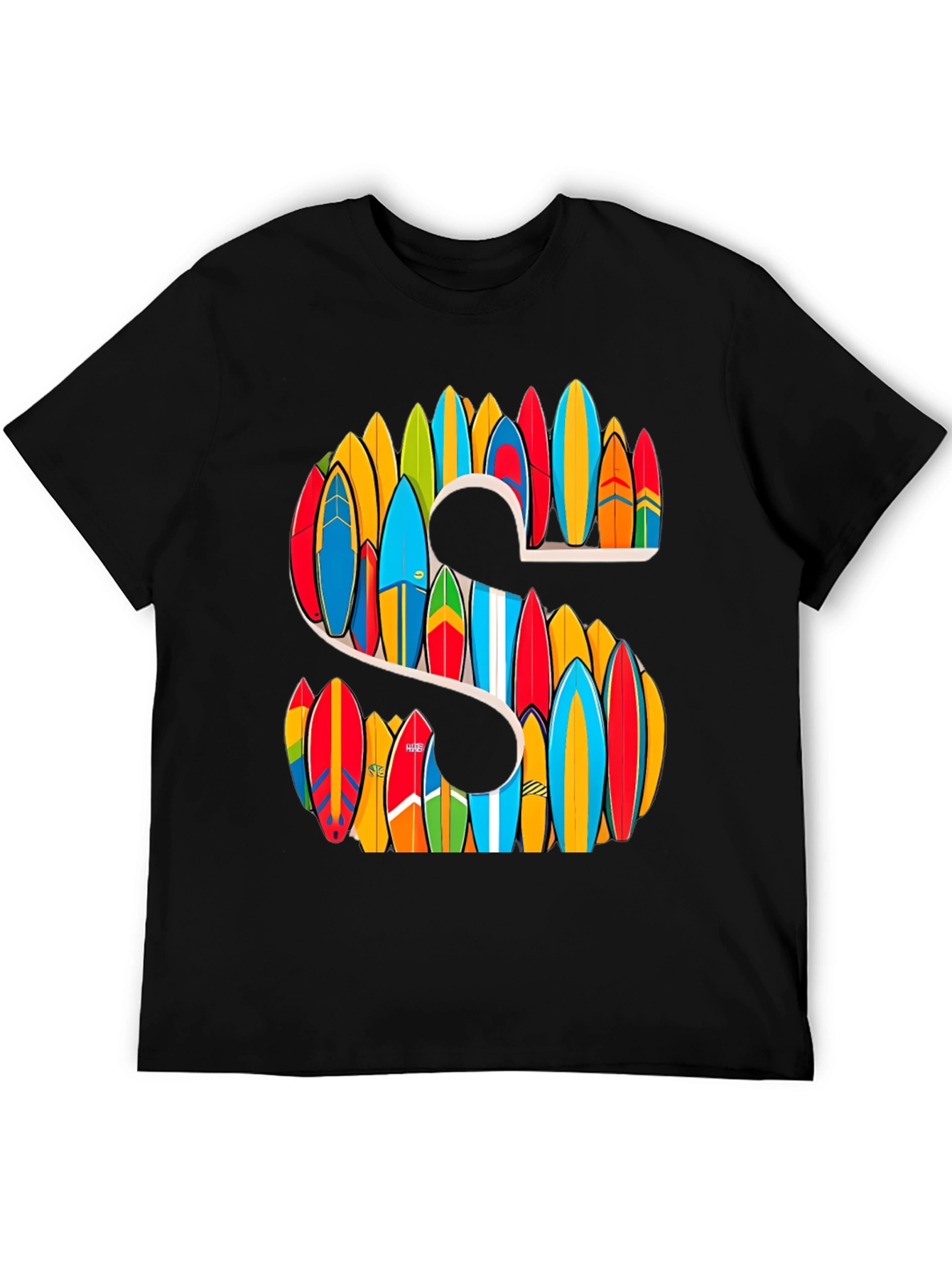 Surfboard Initial S T-Shirt