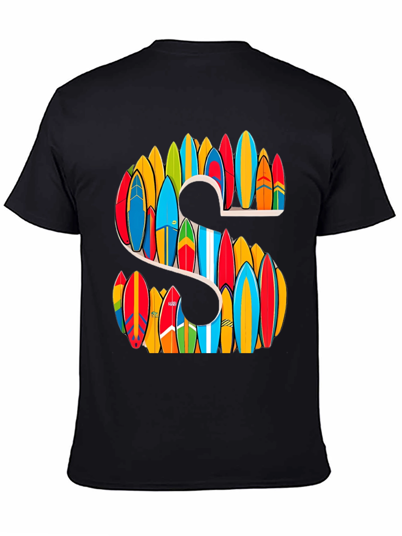 Surfboard Initial S T-Shirt