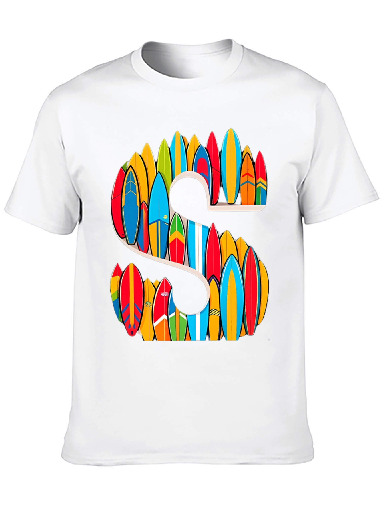 Surfboard Initial S T-Shirt